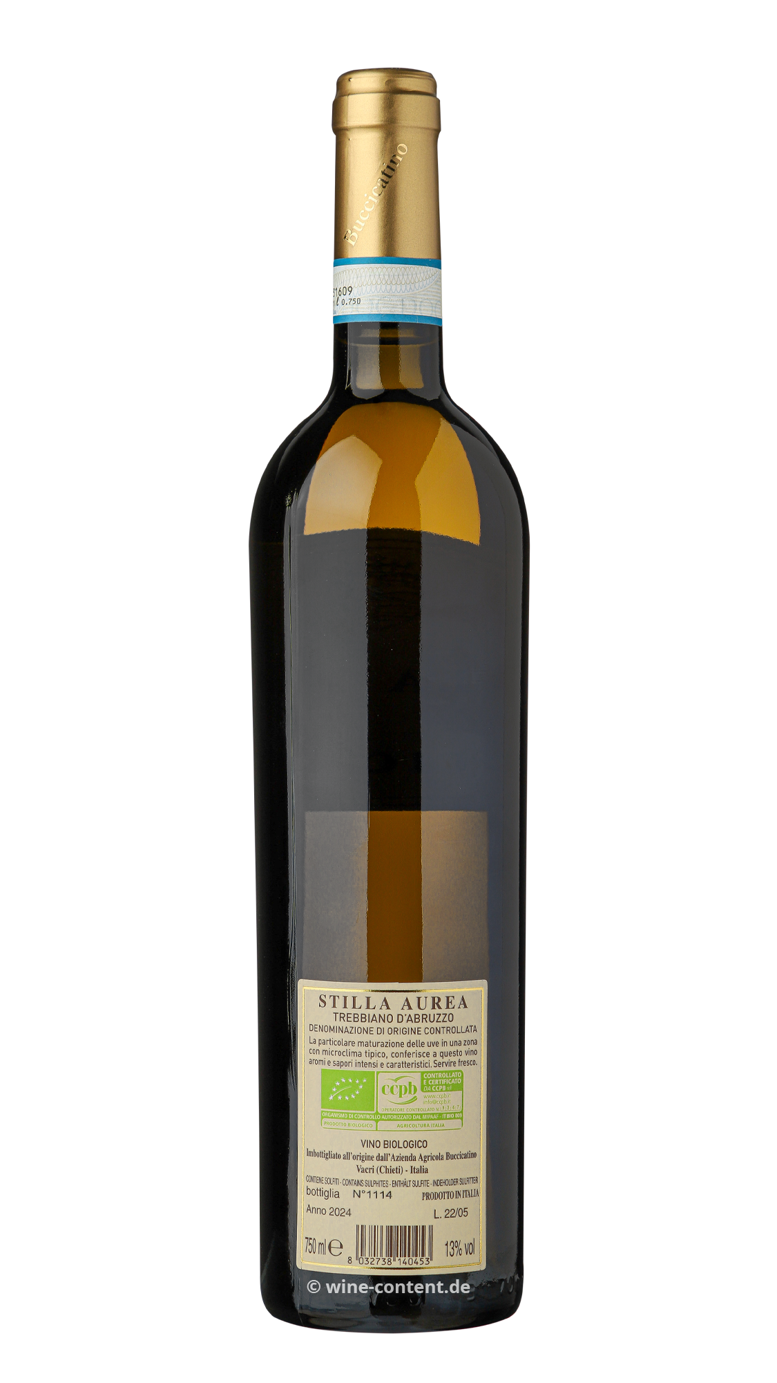 Trebbiano d'Abruzzo 2024 Stilla Aurea Bio