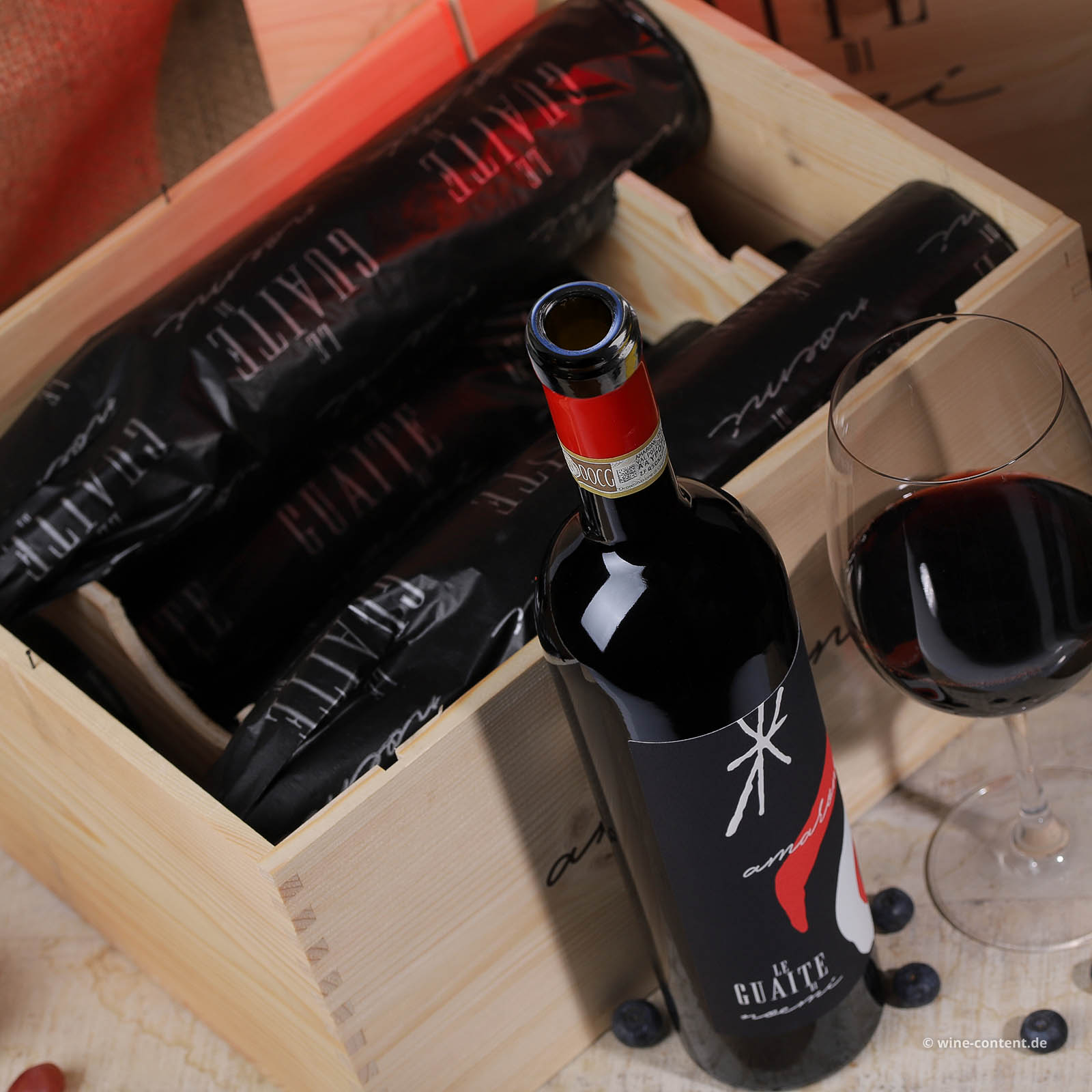 6er-Holzkiste Amarone 2012