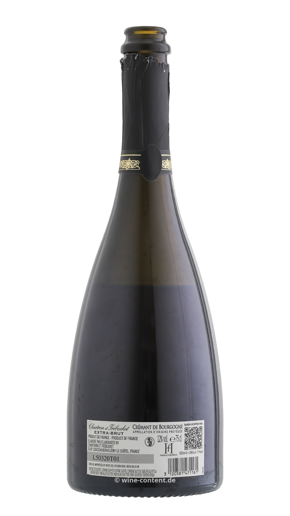 Crémant de Bourgogne Pierre Bleue Extra Brut