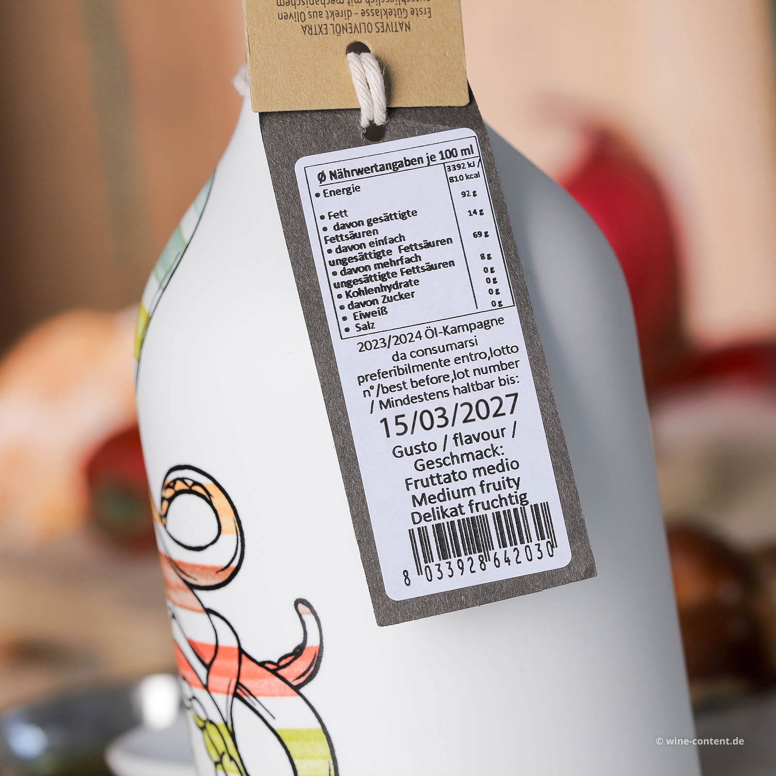 0,5 L Olivenöl Extra Vergine 2024  Fruttato Medio Polpo