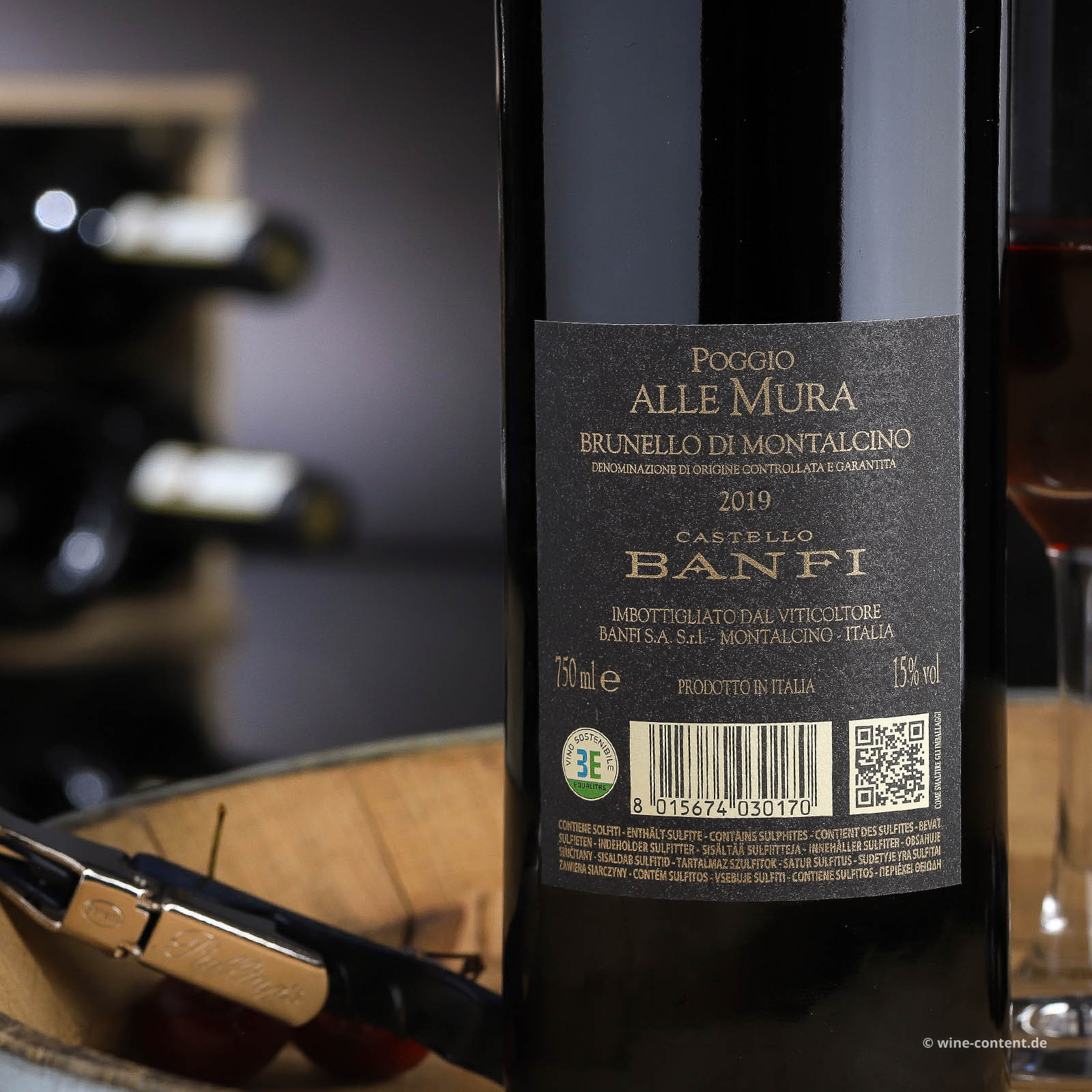 6er-Holzkiste Brunello di Montalcino 2019 Poggio alle Mura