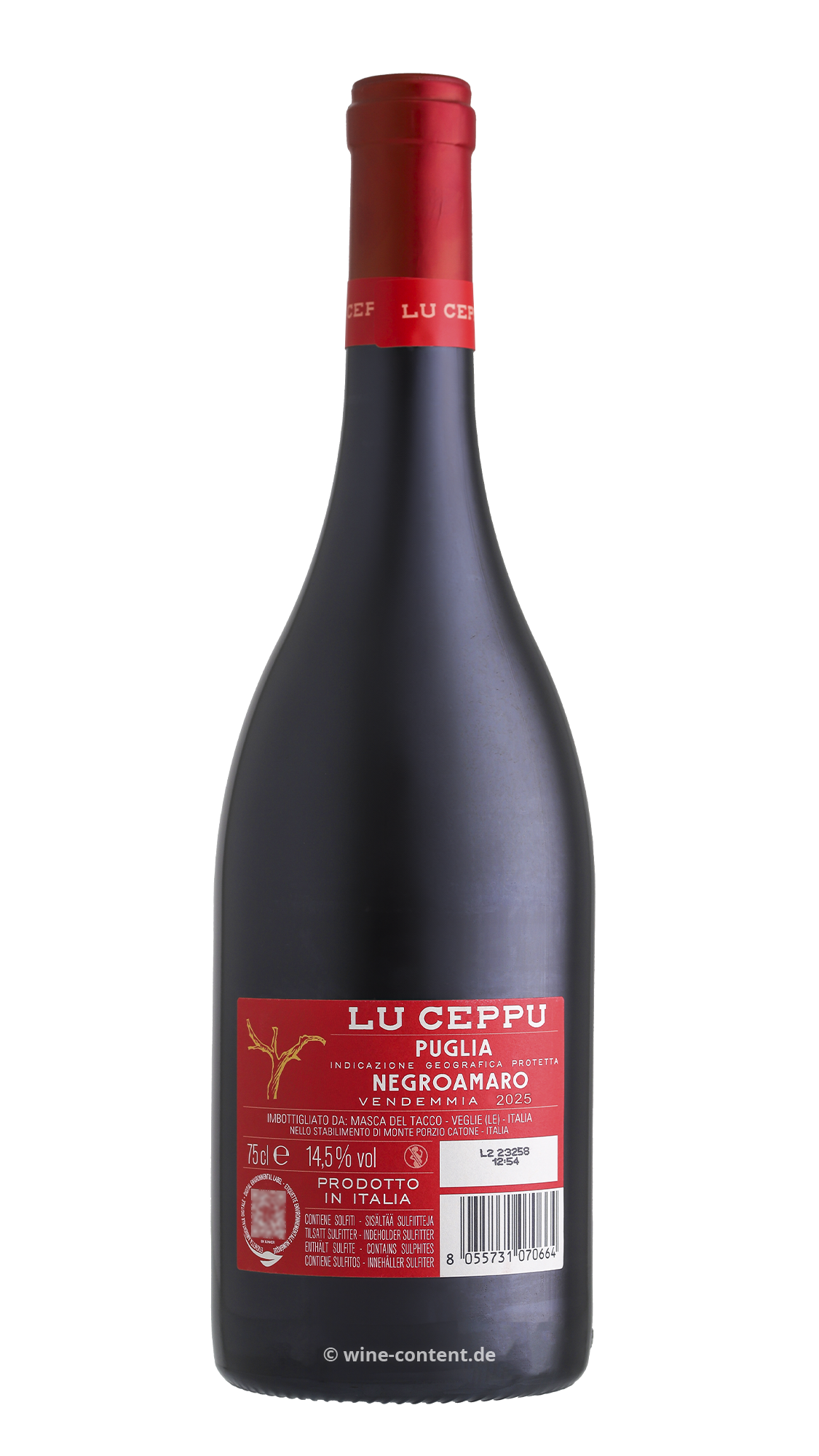Negroamaro 2025 Lu Ceppu