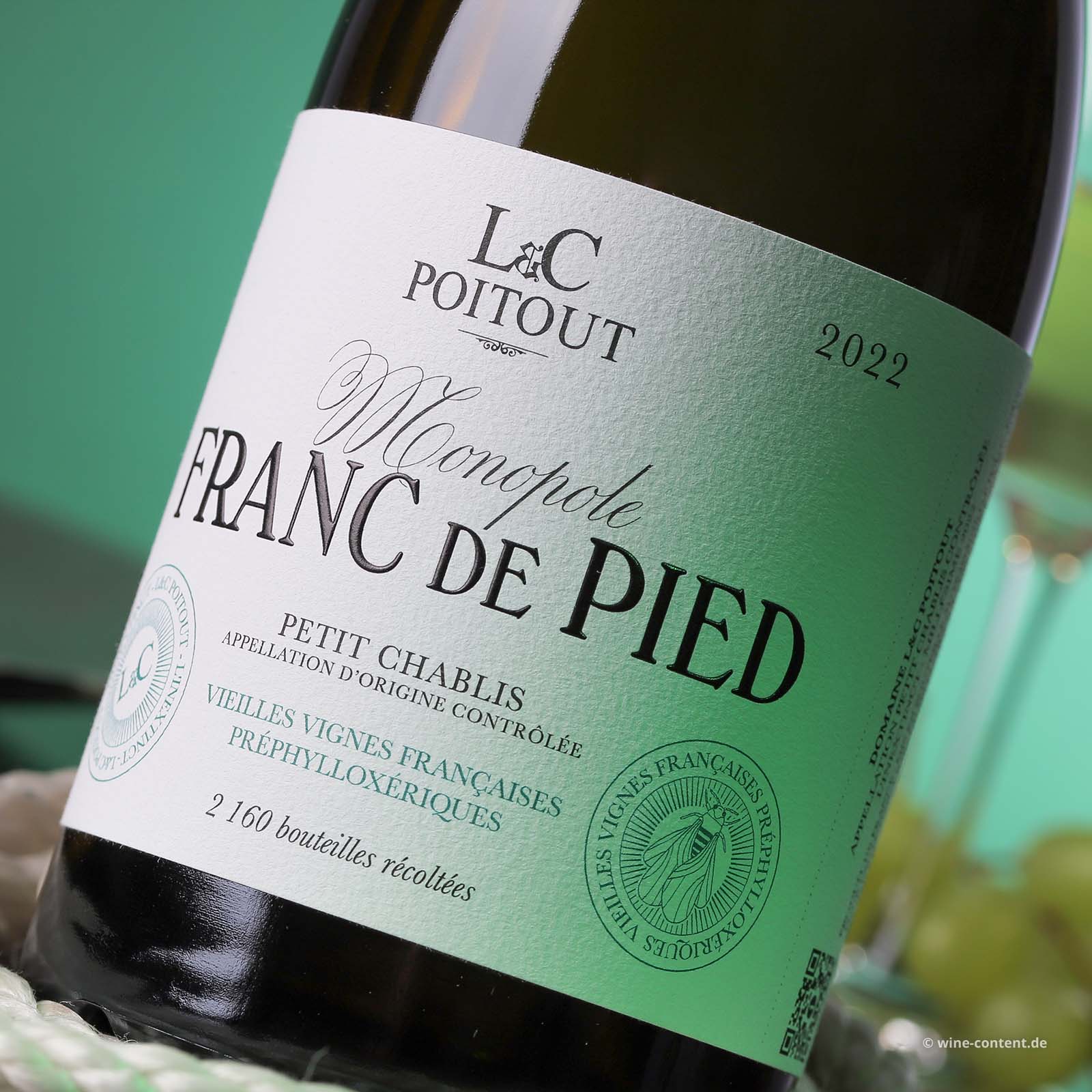 Petit Chablis 2022 Franc de Pied