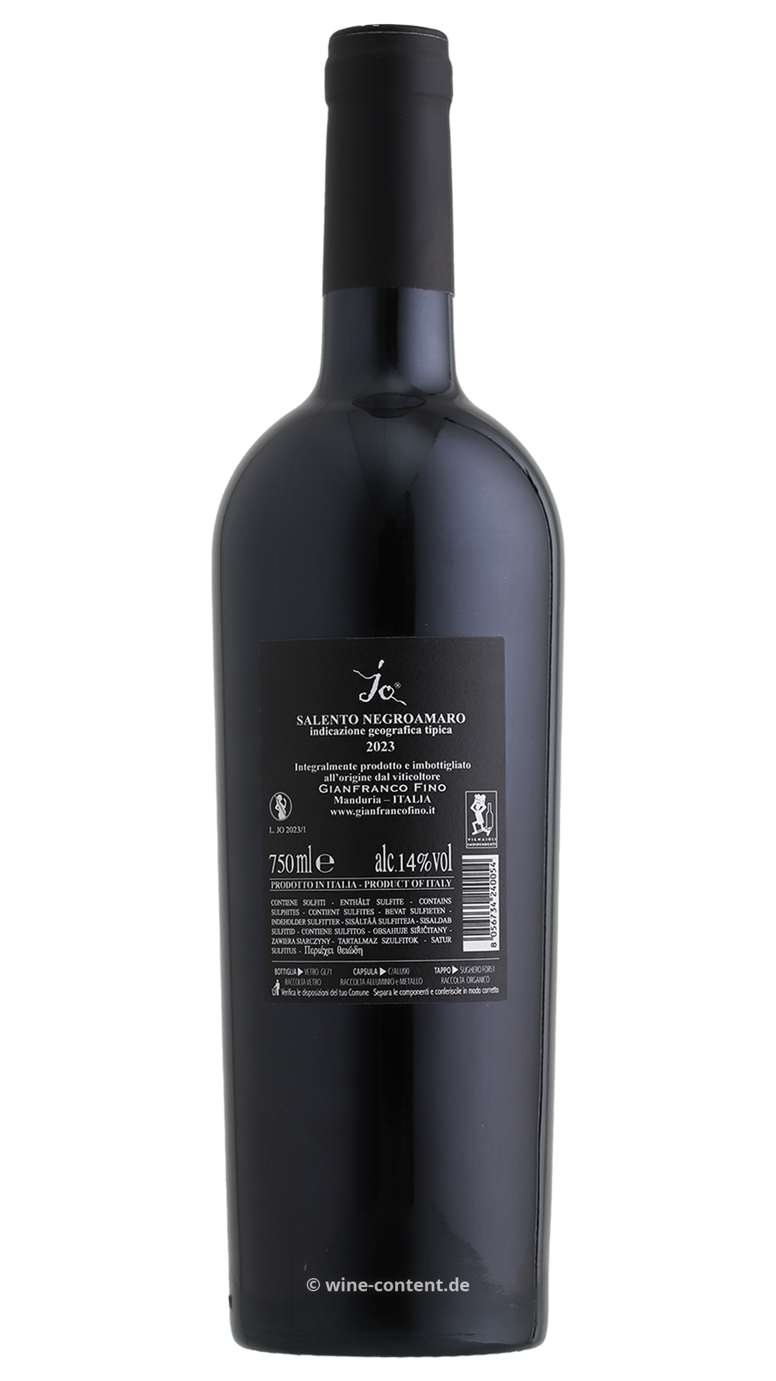 Negroamaro Salento 2023 jo
