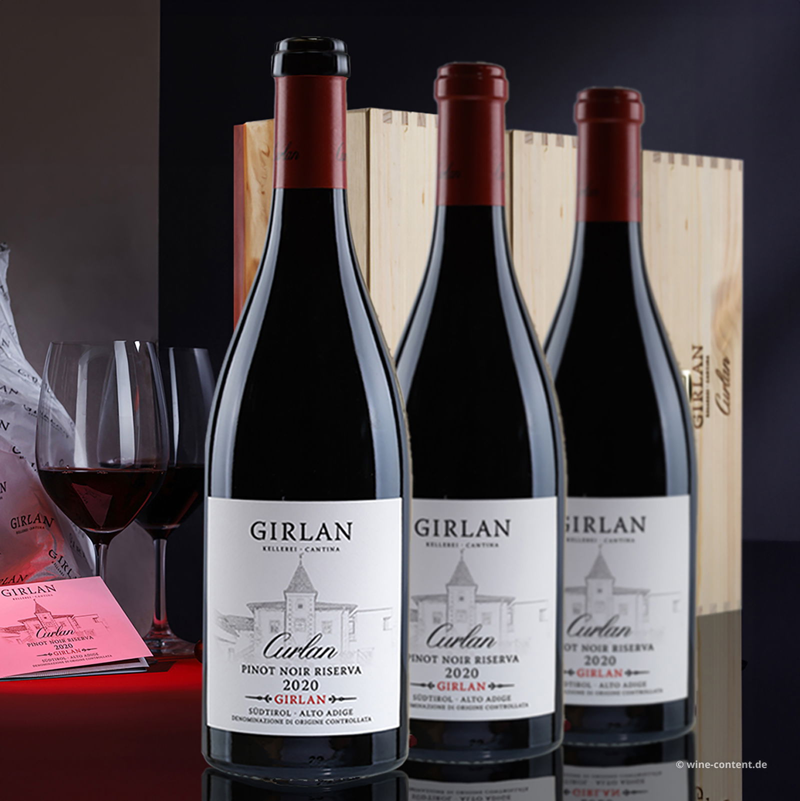 3er-Paket Pinot Noir Riserva 2020 Curlan