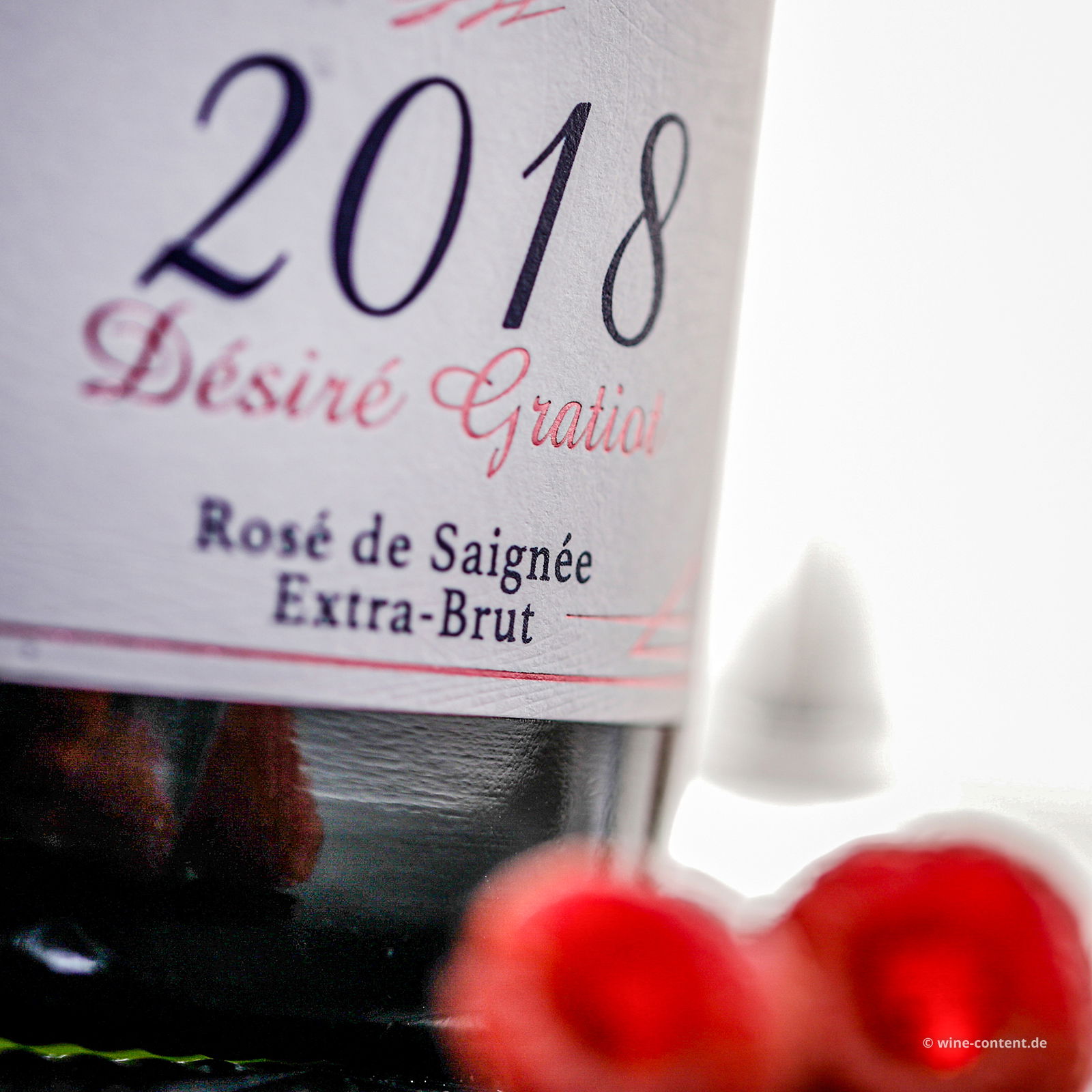 Champagner Désiré Rosé Saignée 2018 Extra Brut