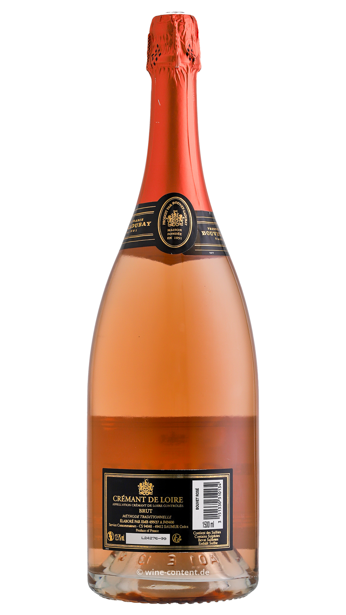 3er-Paket Crémant de Loire Rosé Excellence Brut Magnum