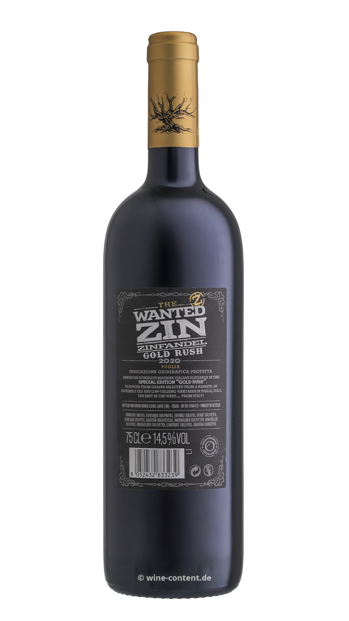 Zinfandel 2020 Gold Rush