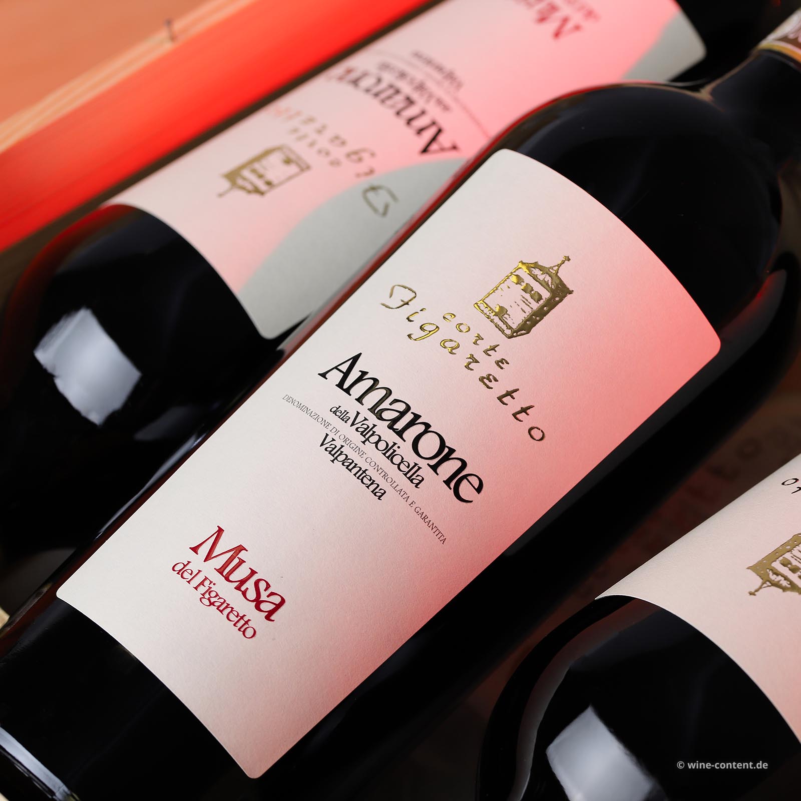 6er-Holzkiste Amarone Valpantena 2019 Musa del Figaretto