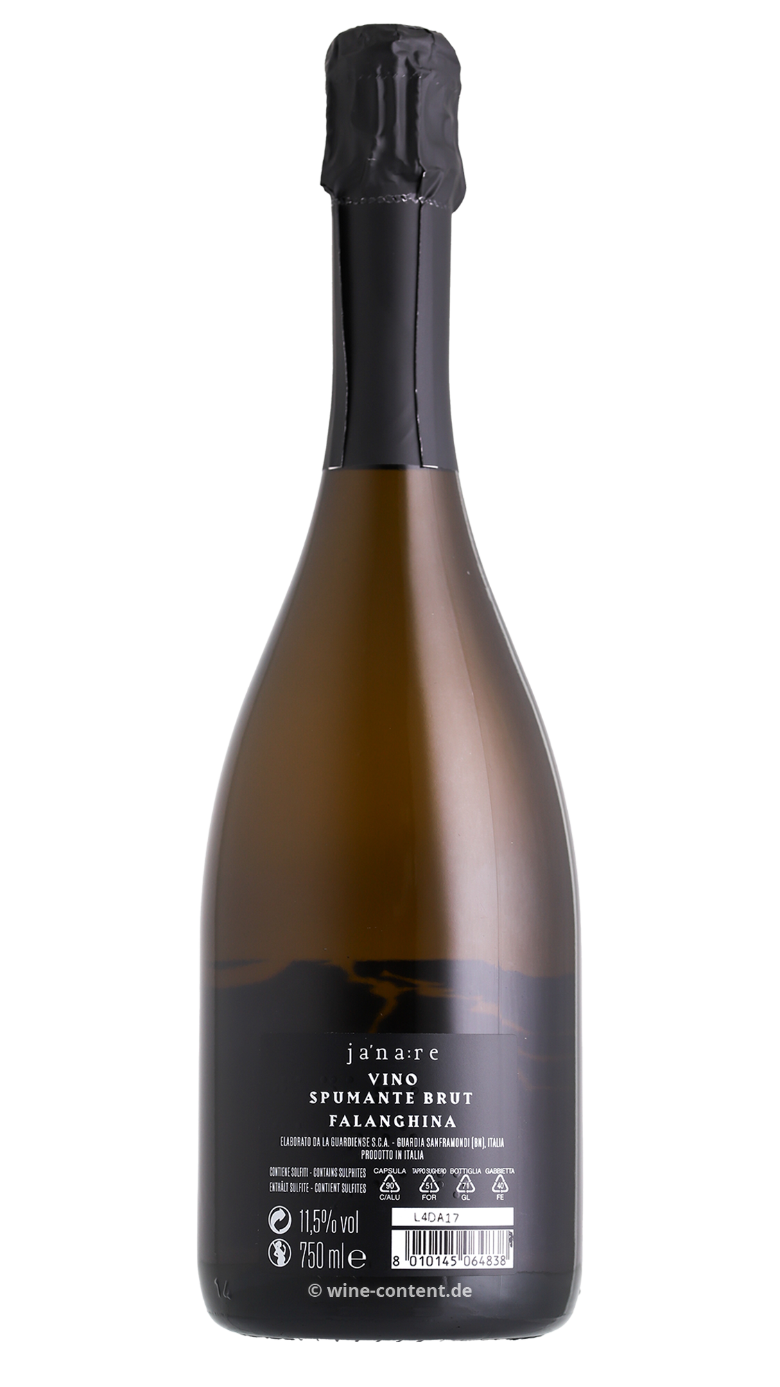Falanghina Spumante Anima Lavica Brut