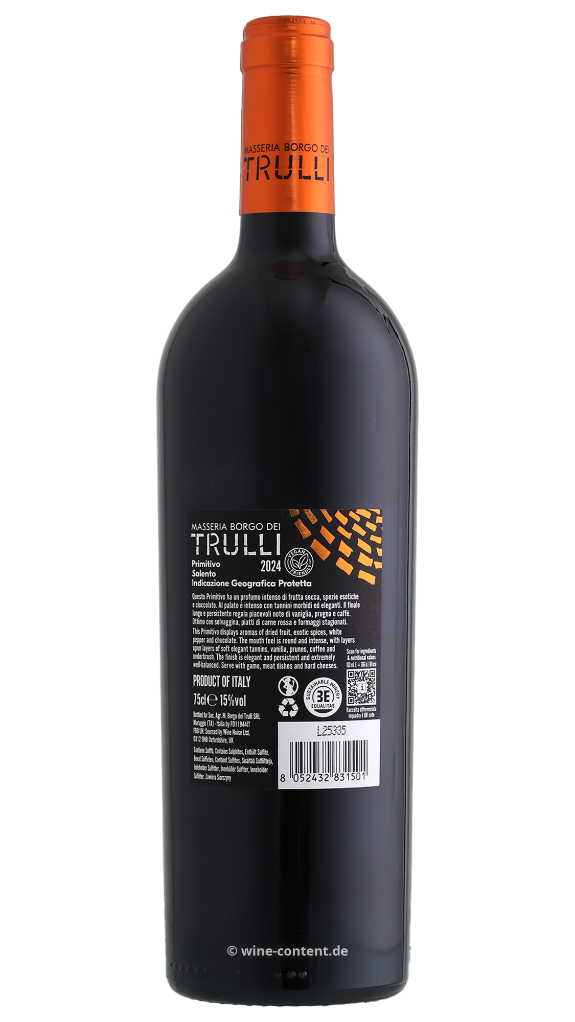 Primitivo Salento 2024 Saracena