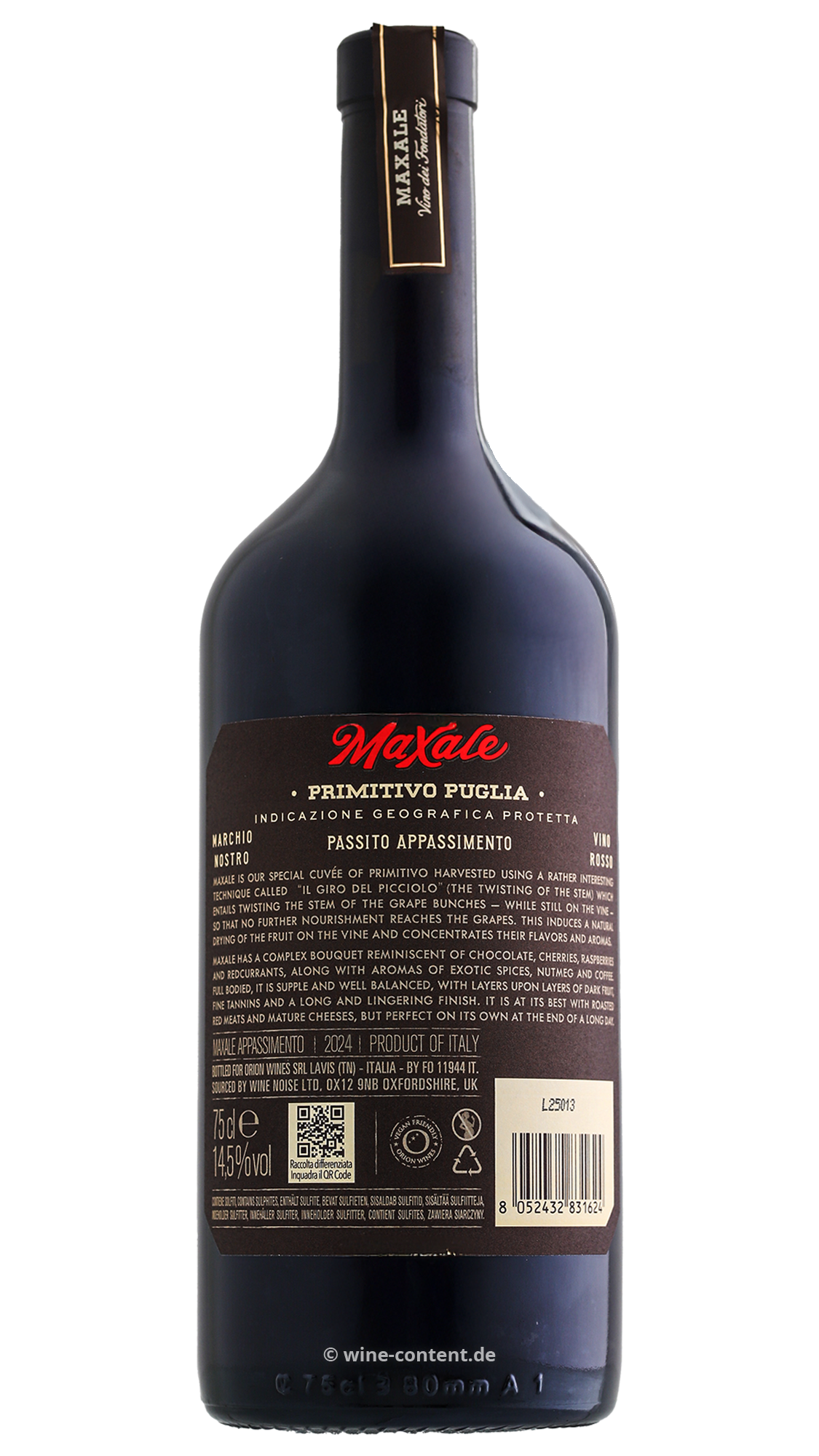 Primitivo 2024 Appassimento