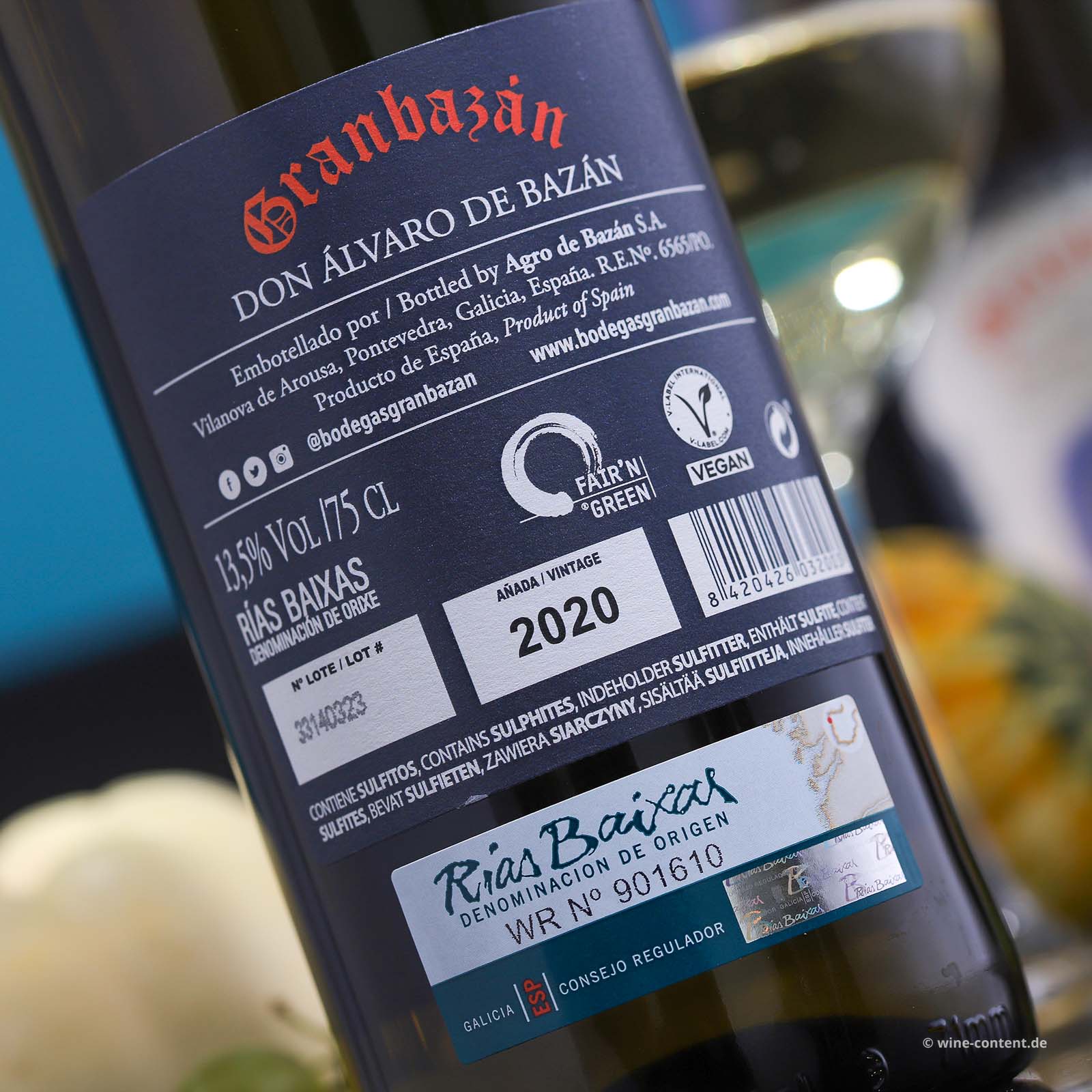 Albariño 2020 Don Álvaro de Bazán