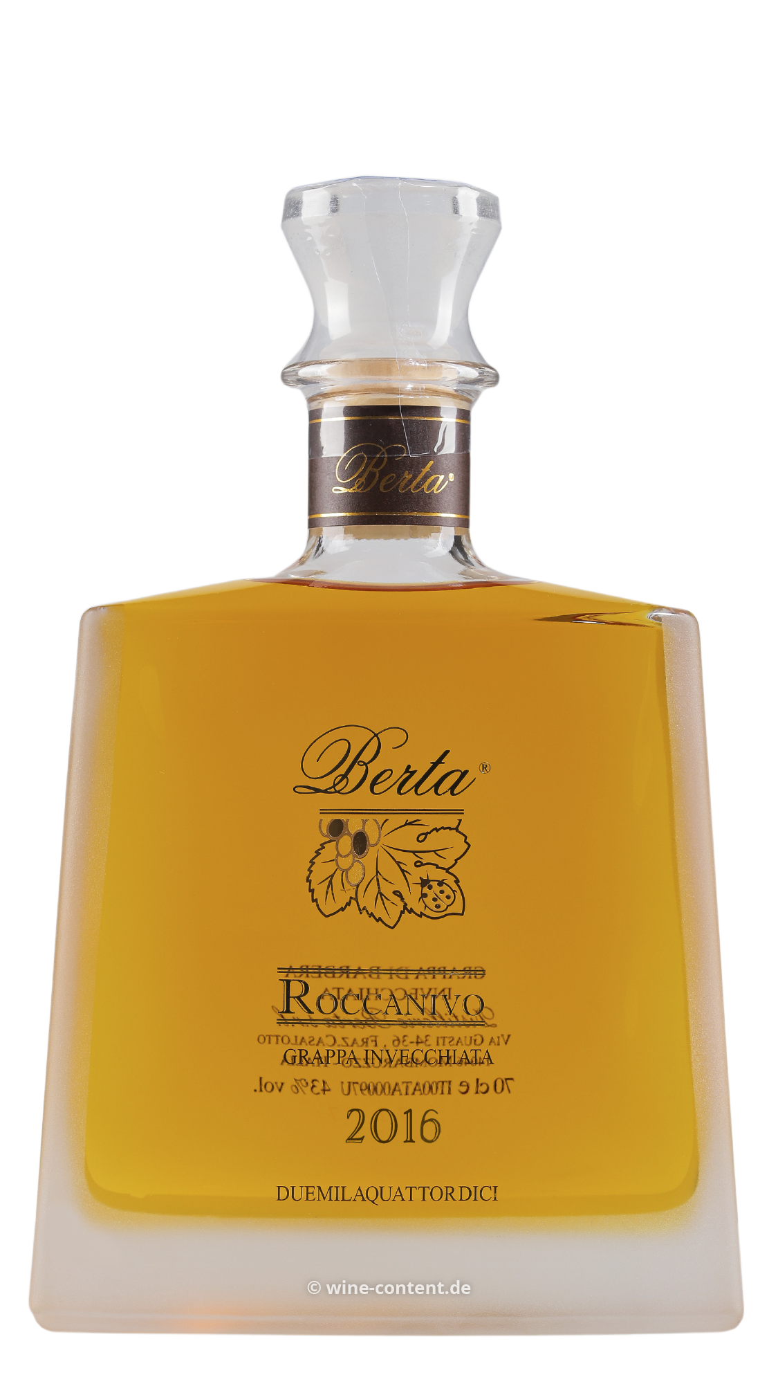 Grappa Roccanivo 2016 (Barbera)