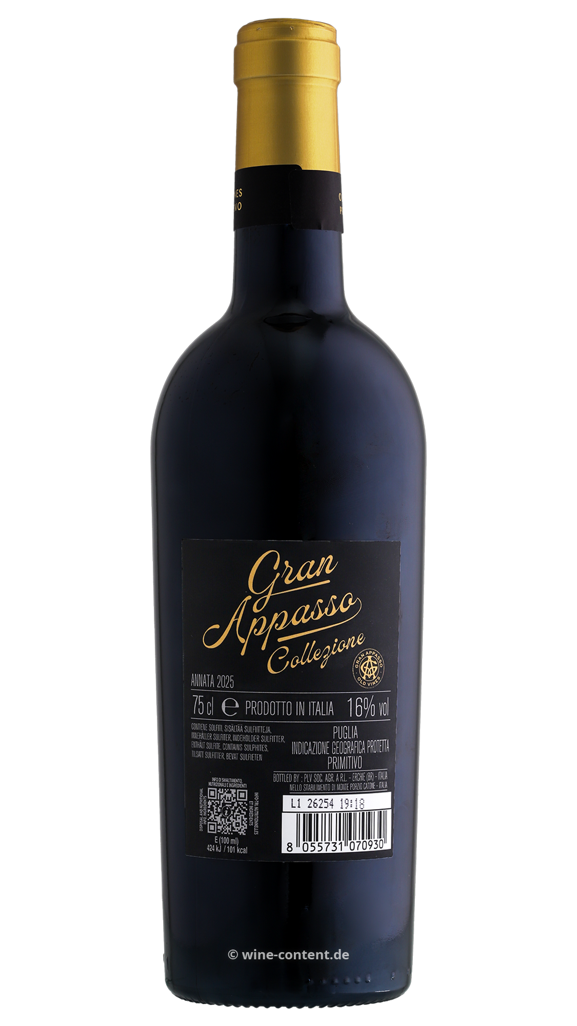 Primitivo 2025 Gran Appasso Collezione