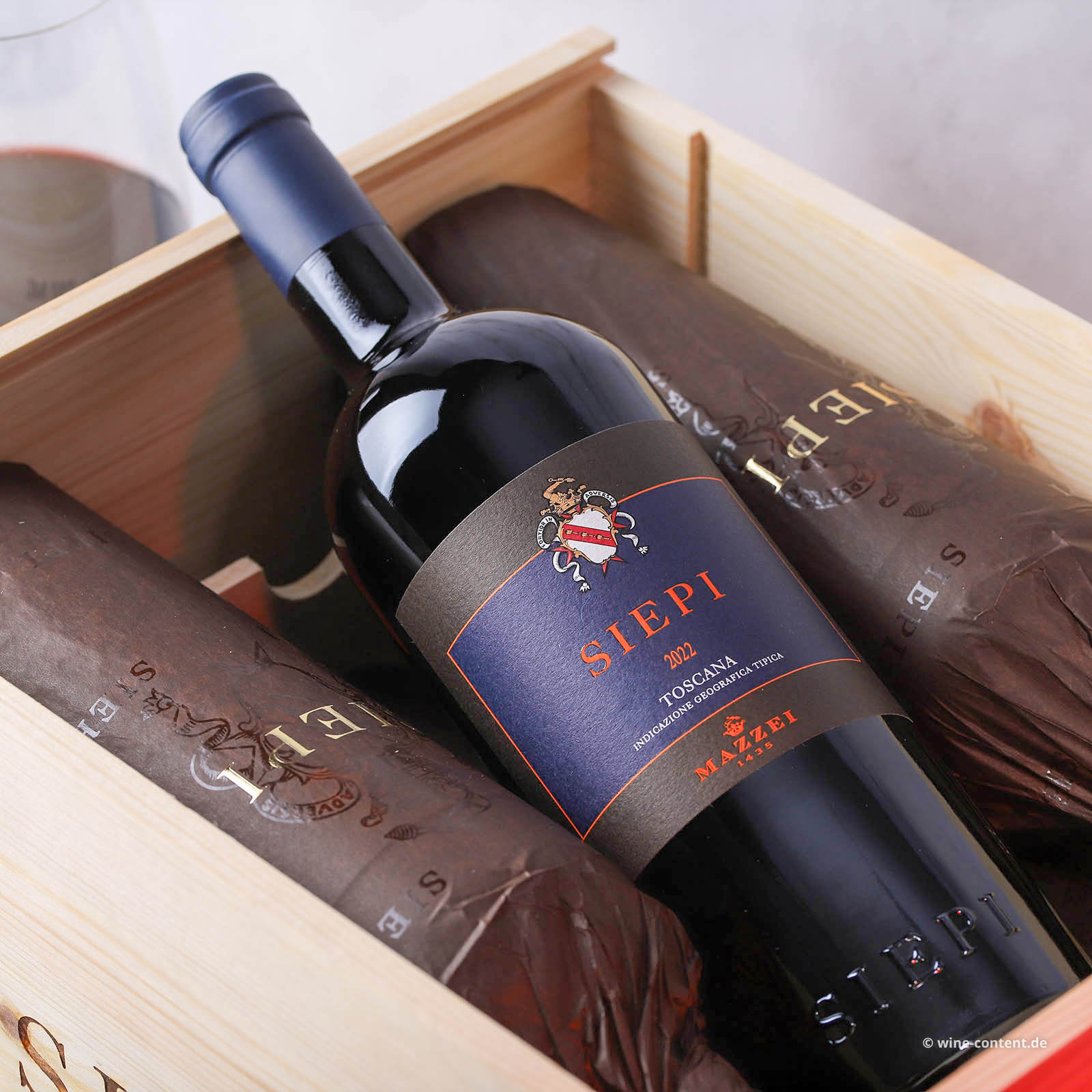 6er-Holzkiste Siepi 2022