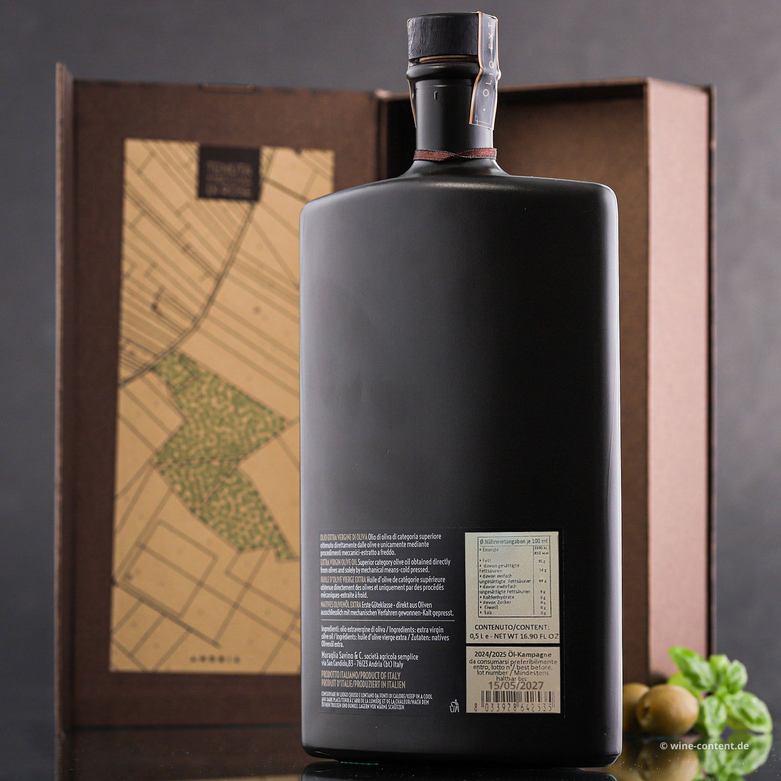 Vorbestellung: 0,5 L Olivenöl Extra Vergine 2025 Grand Cru Tenuta Macchia di Rose