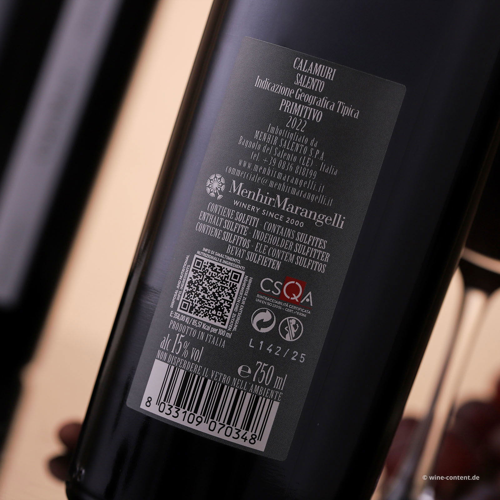 Primitivo Salento 2022 CalaMuri