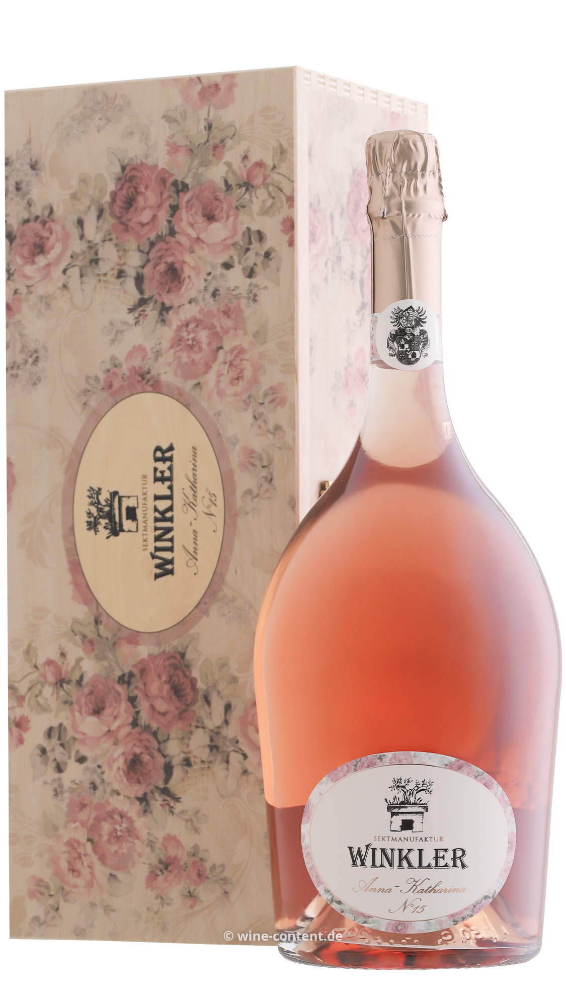 Spumante Rosé Anna-Katharina N°15 Extra Brut in Holzkiste