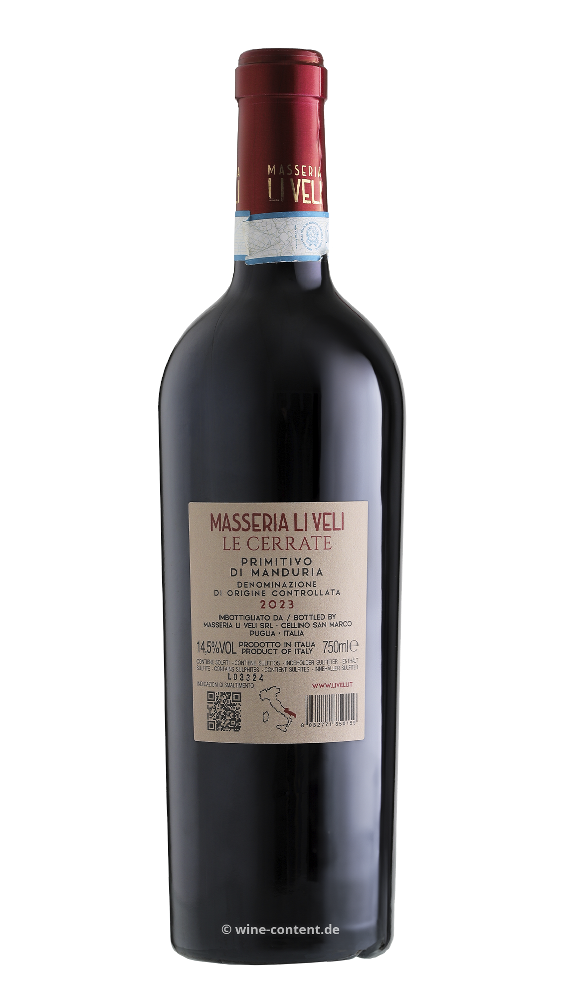 Primitivo di Manduria 2023 Le Cerrate