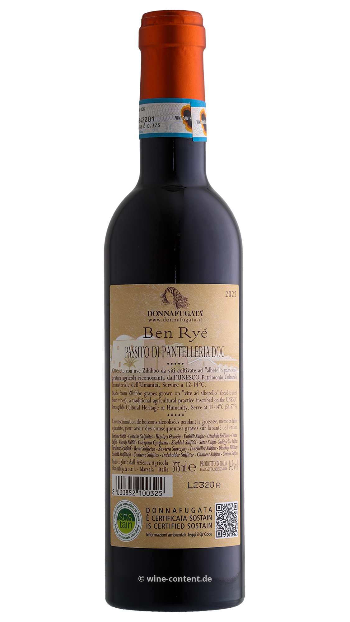 Passito di Pantelleria 2022 Ben Ryé