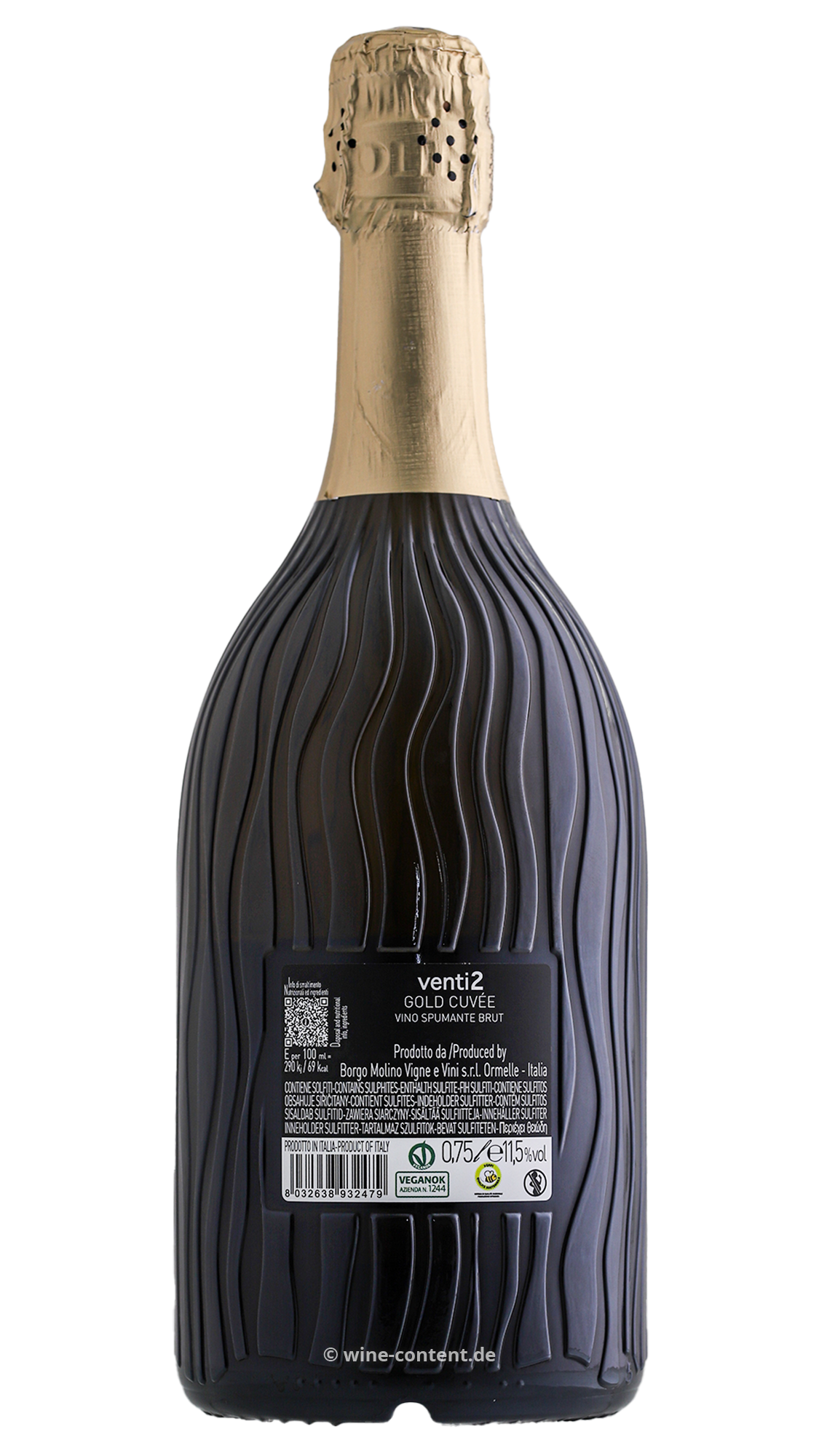 Spumante venti2 Gold Cuvée Brut
