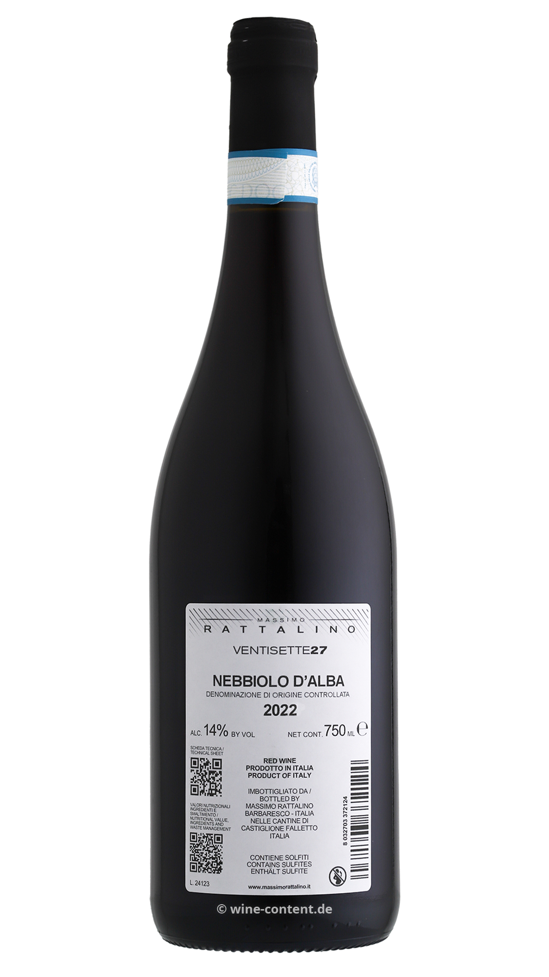 Nebbiolo d'Alba 2022 Ventisette27