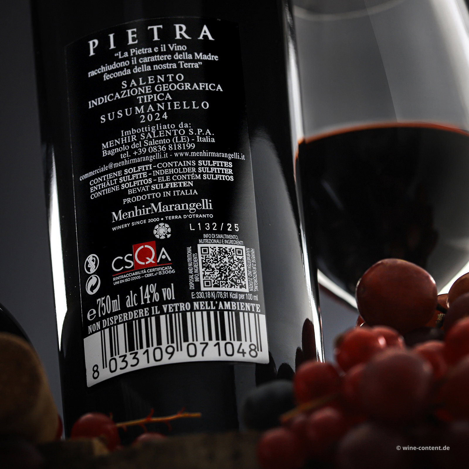 Susumaniello Salento 2024 Pietra