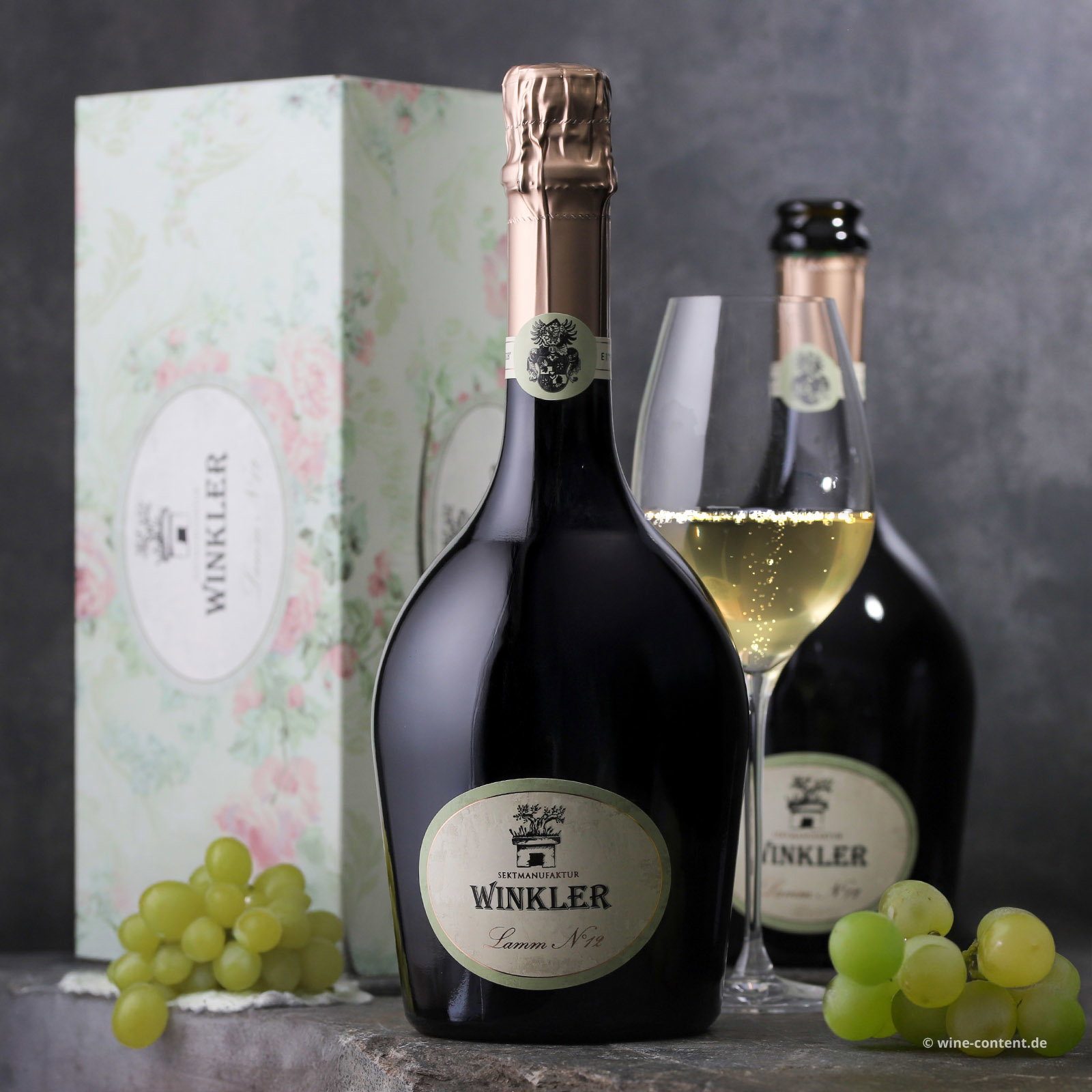 1x Spumante Lamm N°12 Extra Brut in Geschenkverpackung