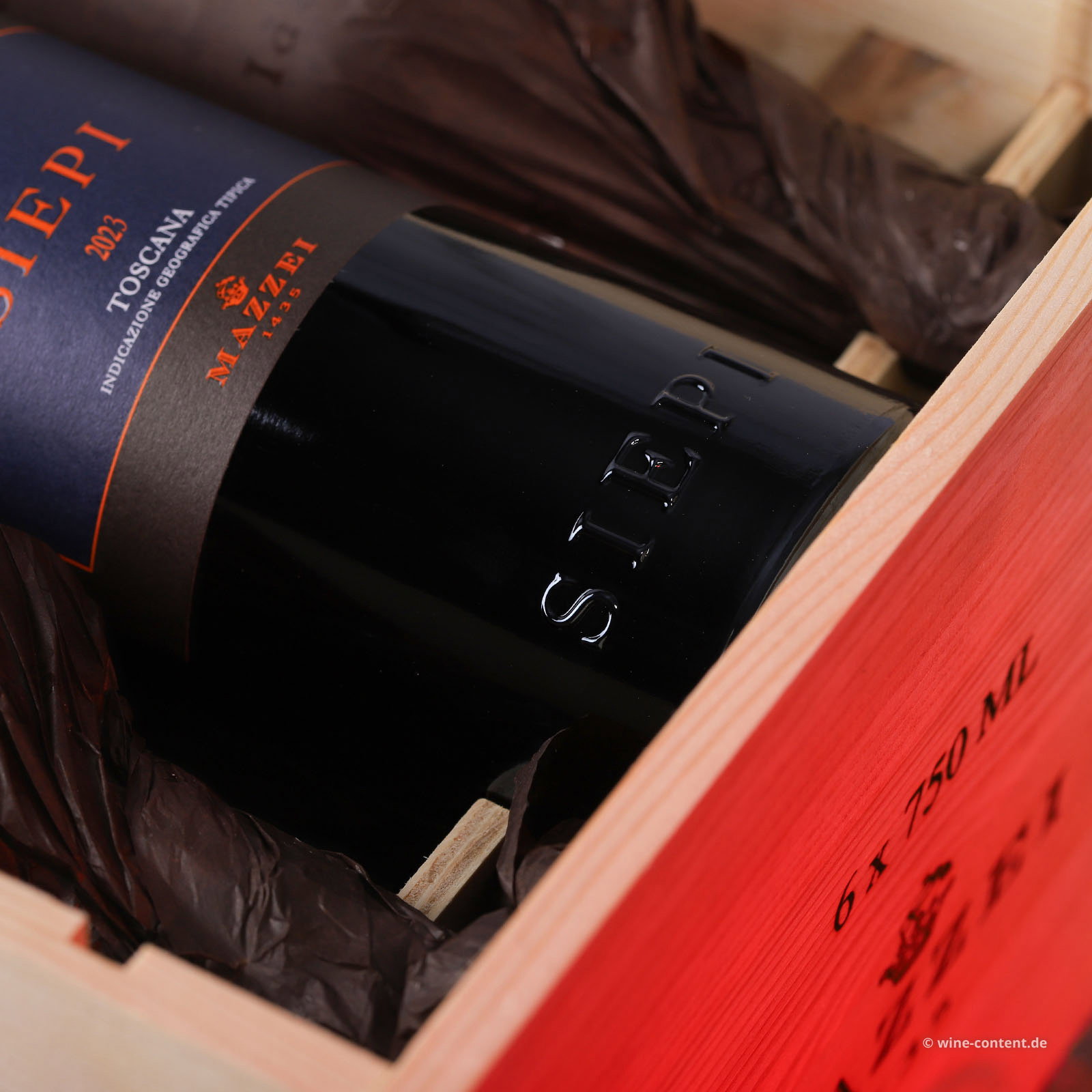 6er-Holzkiste Siepi 2023