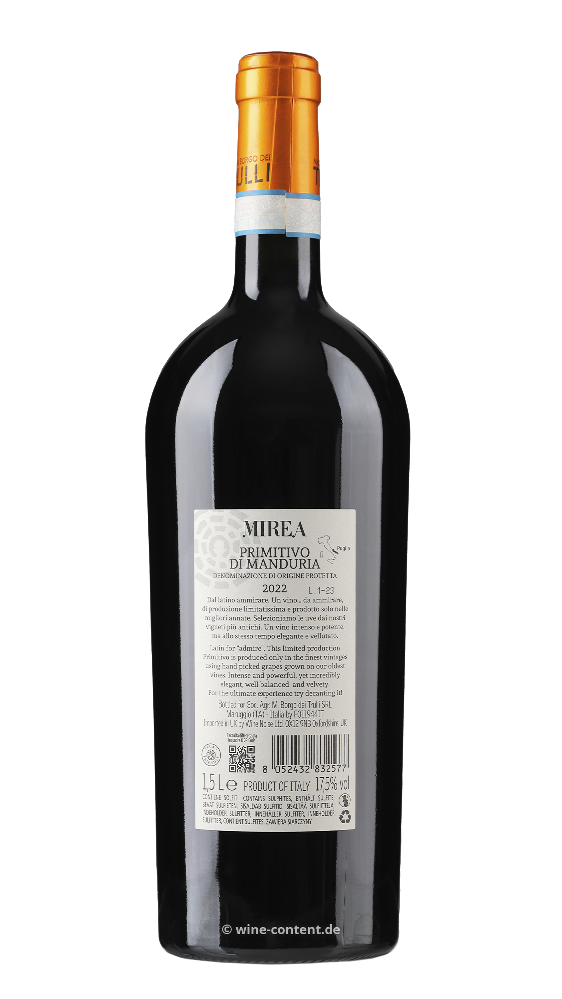 3er-Paket Primitivo di Manduria 2022 Mirea Magnum