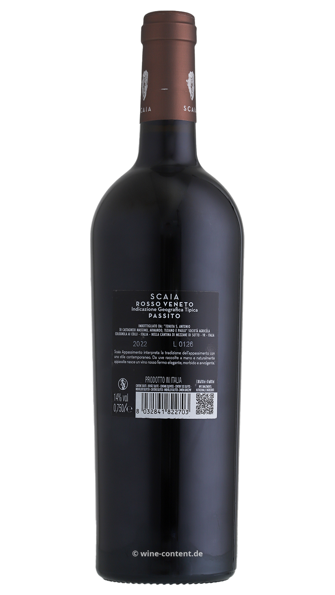 Scaia Rosso 2022 Paradiso Appassimento