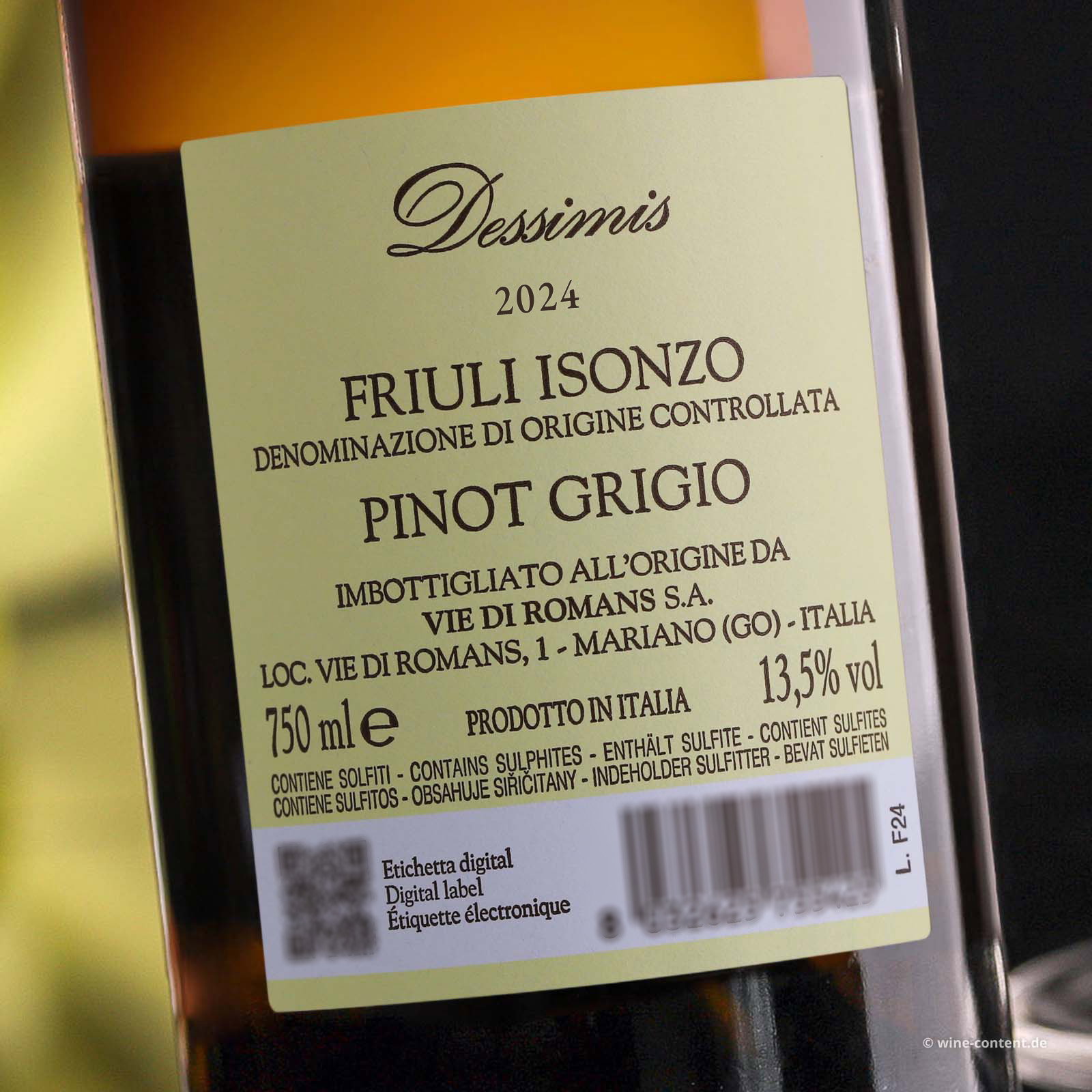 Pinot Grigio 2024 Dessimis