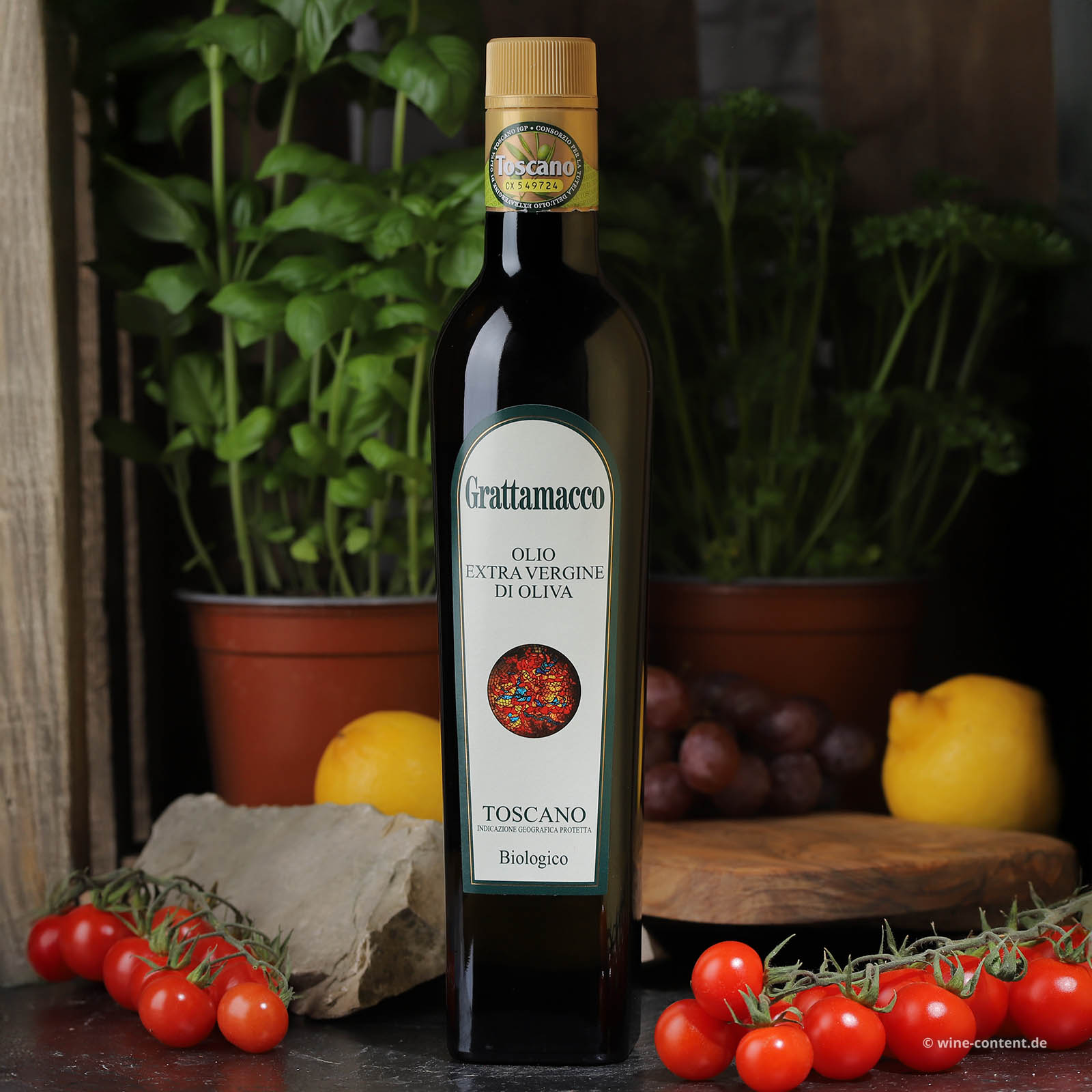 0,5 L Olivenöl Extra Vergine Toscano 2024 Bio
