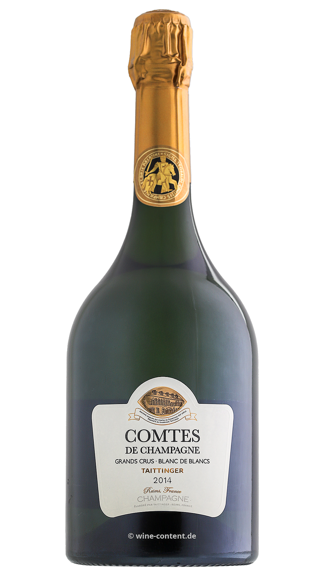 3er-Paket Champagner 2014 Comtes de Champagne Brut