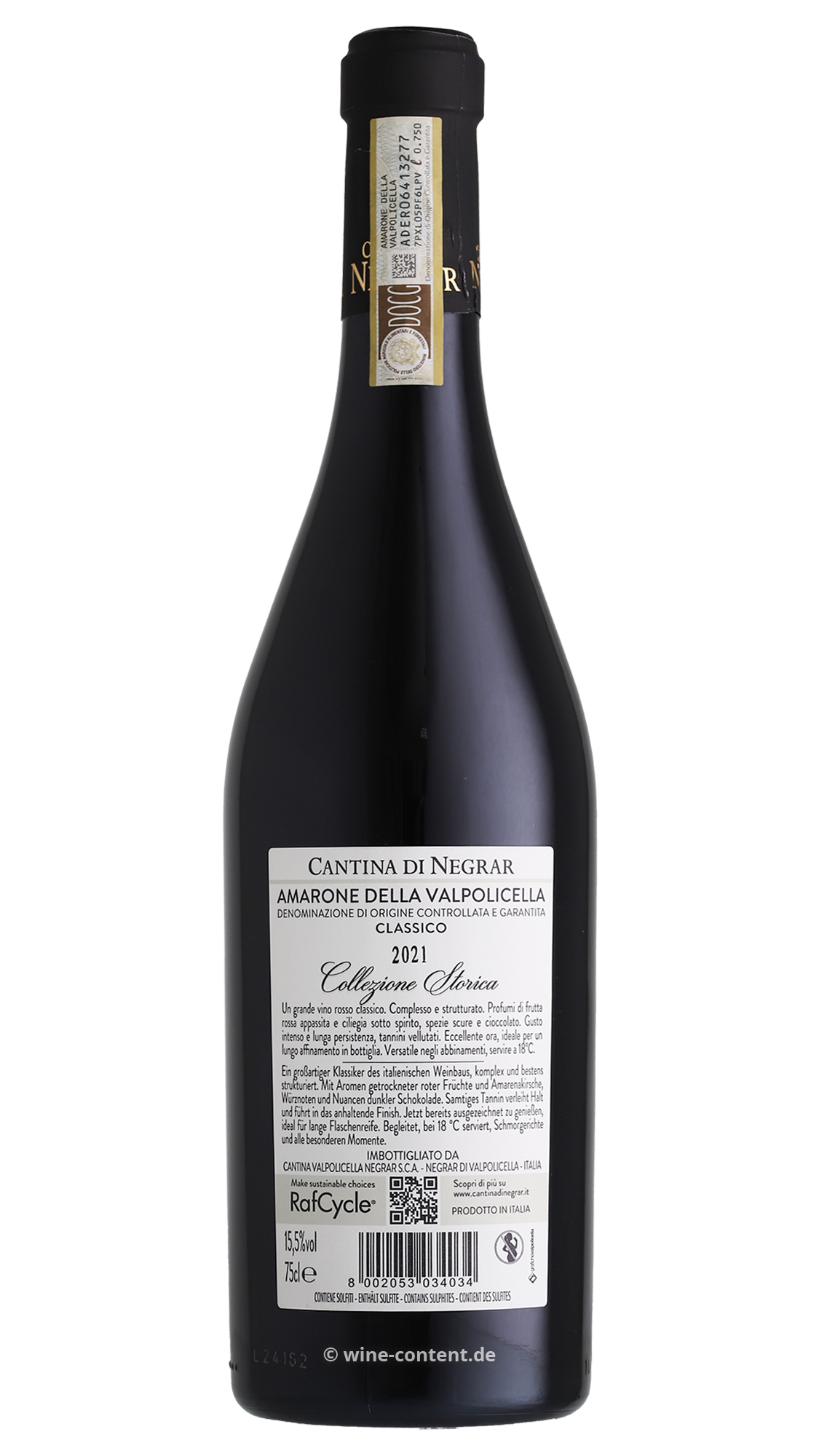 Amarone Classico 2021 Etichetta Nera