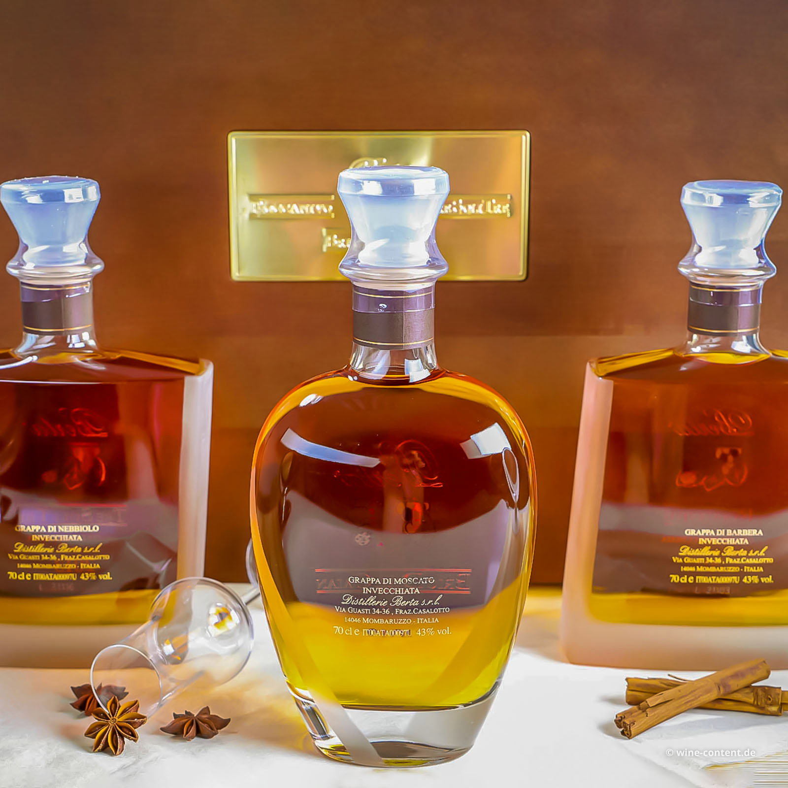 3er-Geschenkschatulle Grappa Tre Selezioni 2016/2017