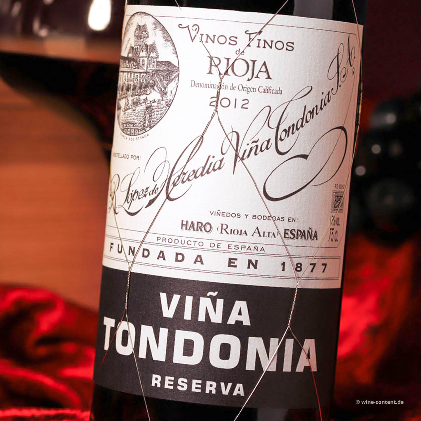 Rioja Reserva 2012 Viña Tondonia