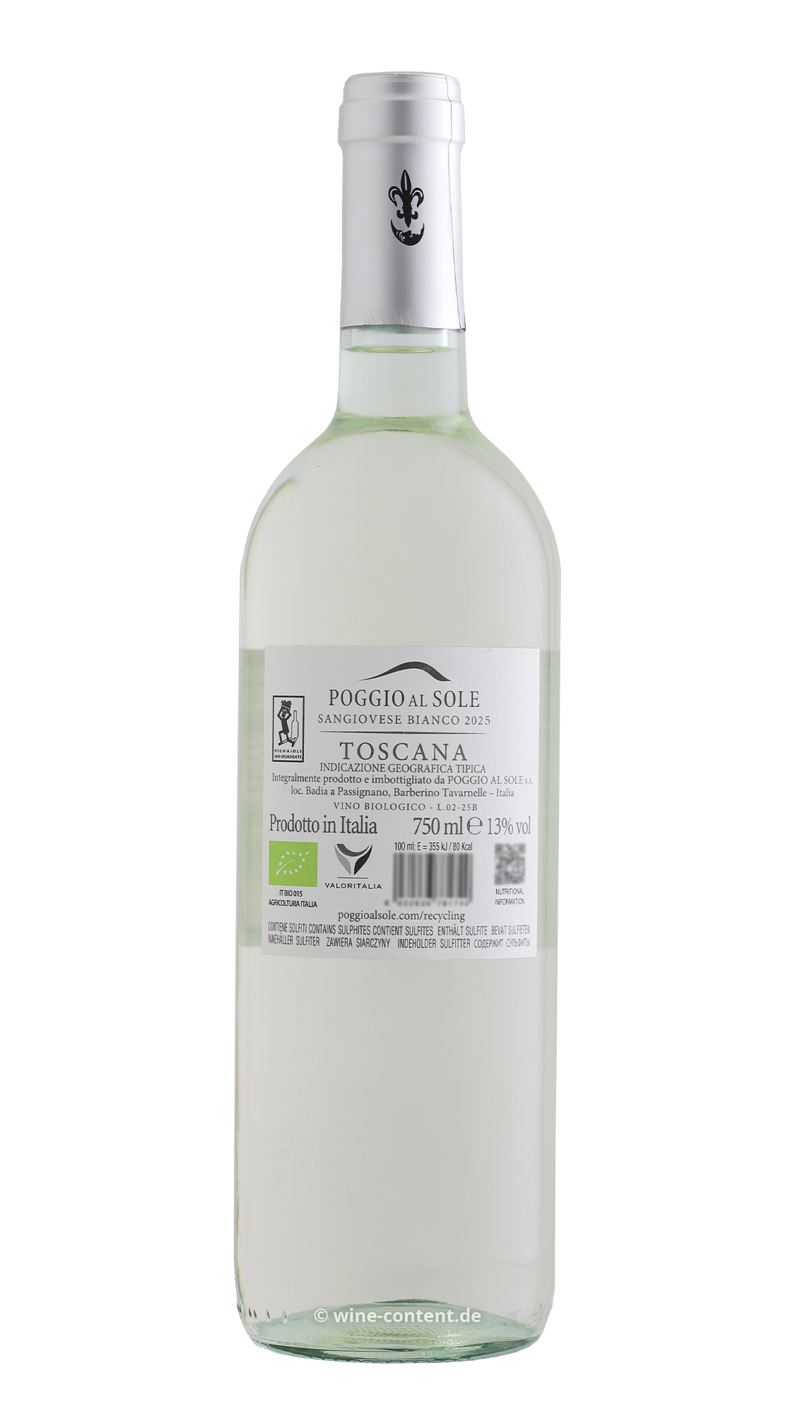 Sangiovese Bianco Toscana 2025 Bio