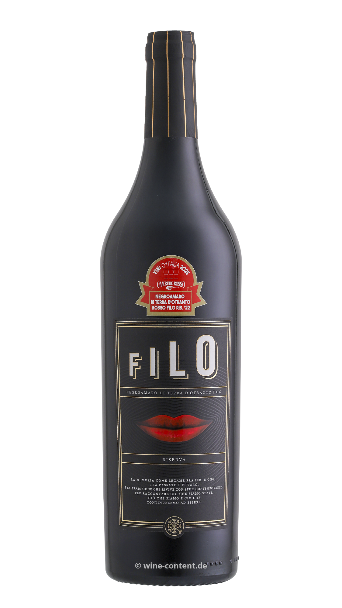 Negroamaro Terra d'Otranto Riserva 2022 Filo