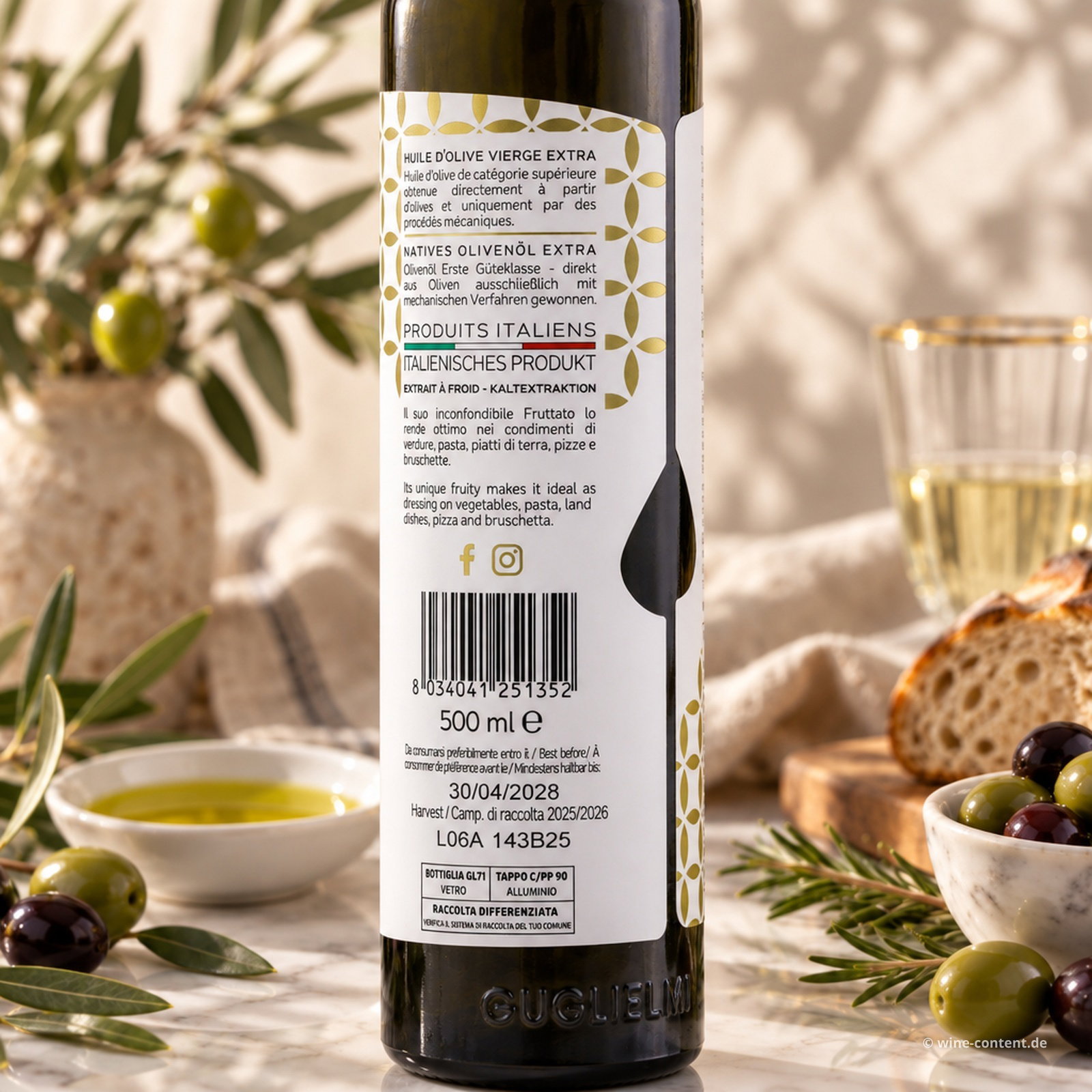 0,5 L Olivenöl Extra Vergine 2026 Fruttato