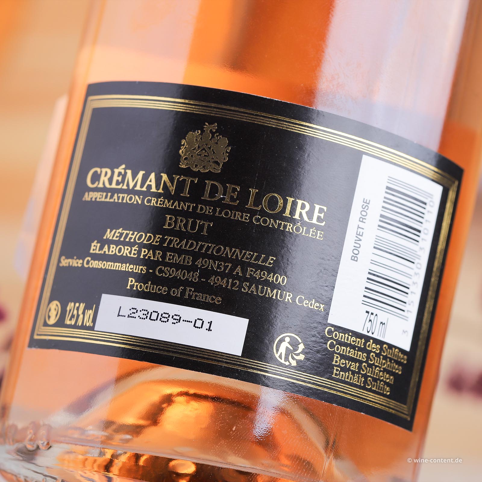Crémant de Loire Rosé Excellence Brut