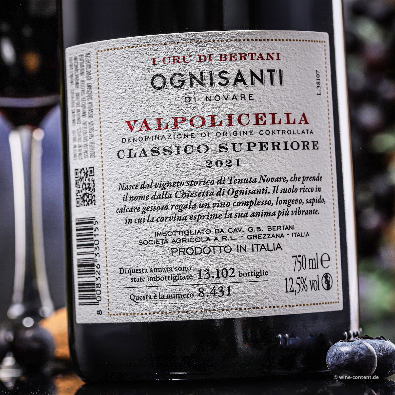 Valpolicella Classico Superiore 2021 Cru Ognisanti
