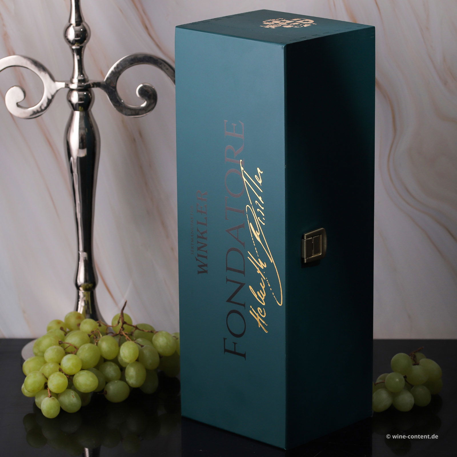 Spumante Fondatore N°71 in Holzkiste