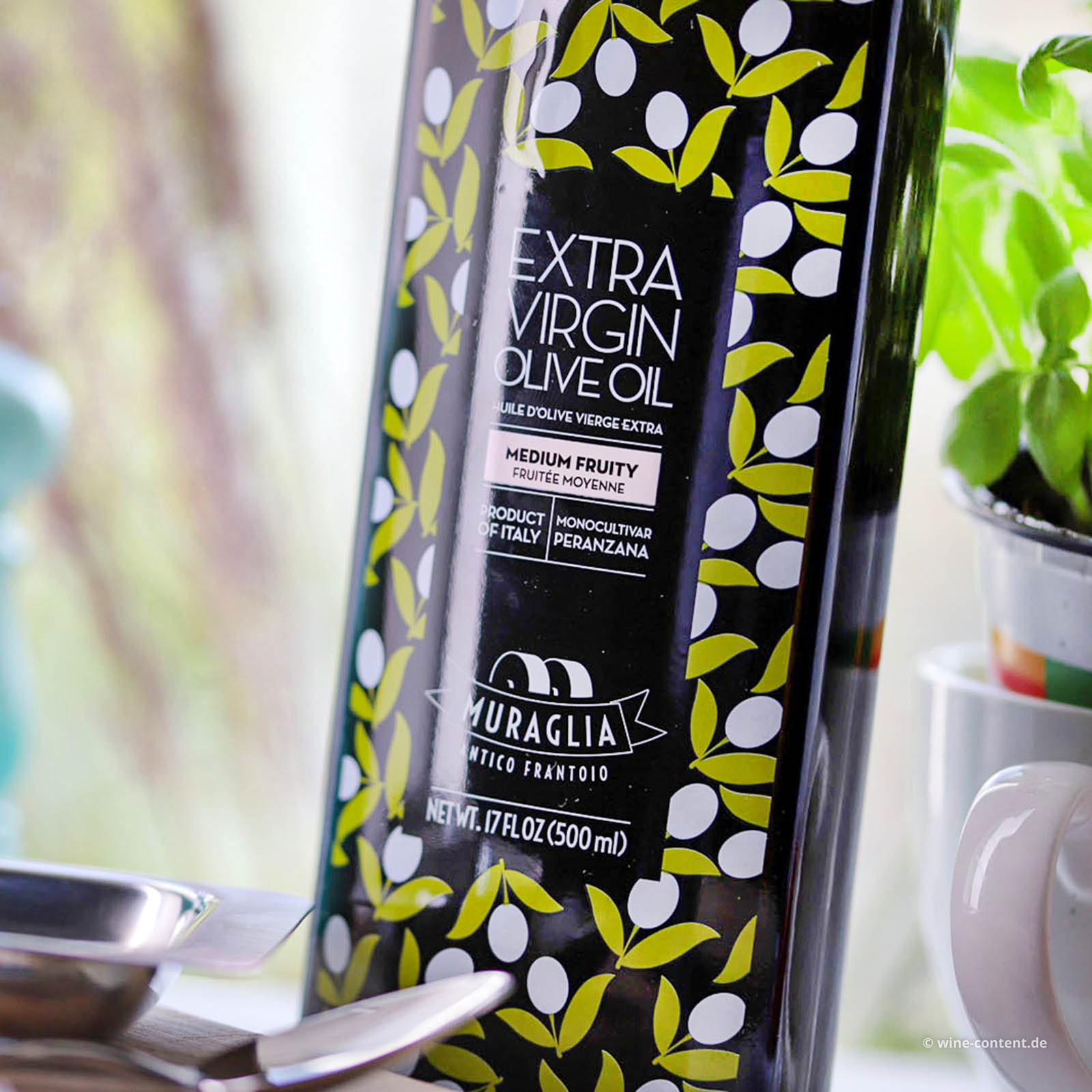 Vorbestellung: 0,5 L Olivenöl Extra Vergine 2025  Fruttato Medio Glasflasche