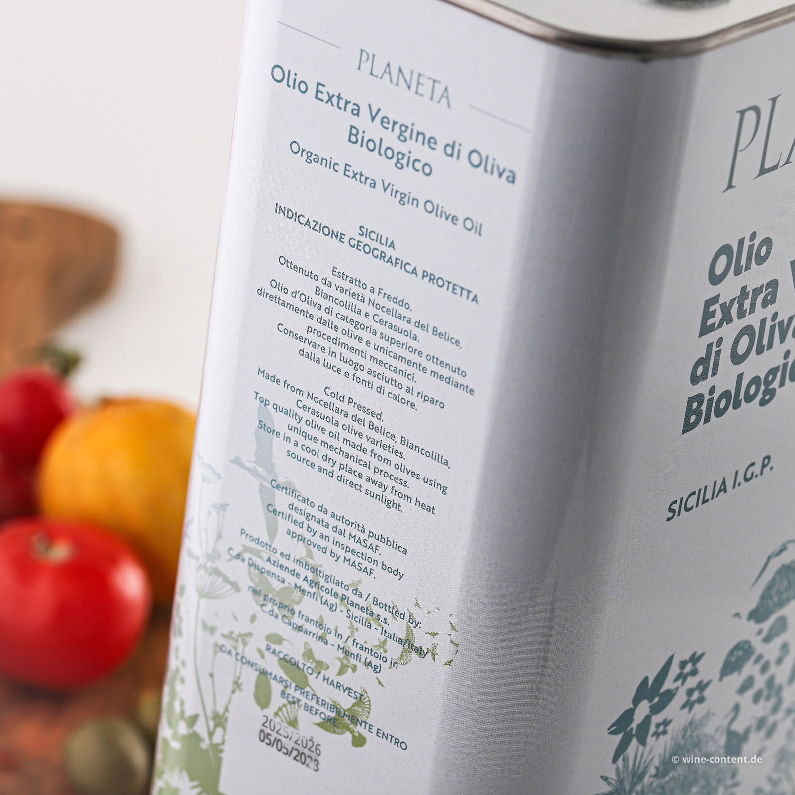 3 L Olivenöl Extra Vergine Sicilia 2025 Bio