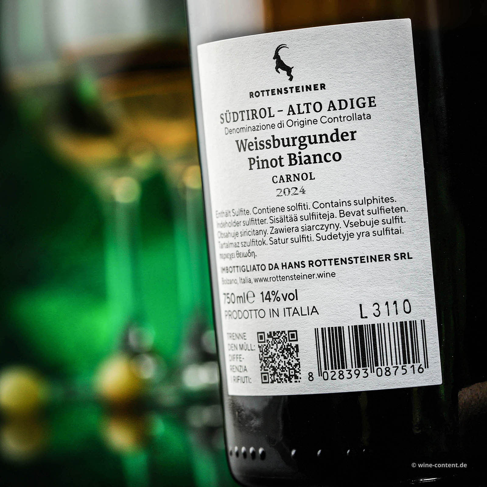 Weissburgunder  Pinot Bianco 2024 Carnol