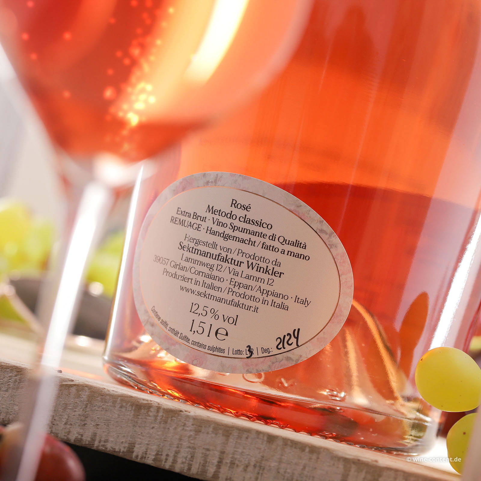 Spumante Rosé Anna-Katharina N°15 Extra Brut in Holzkiste