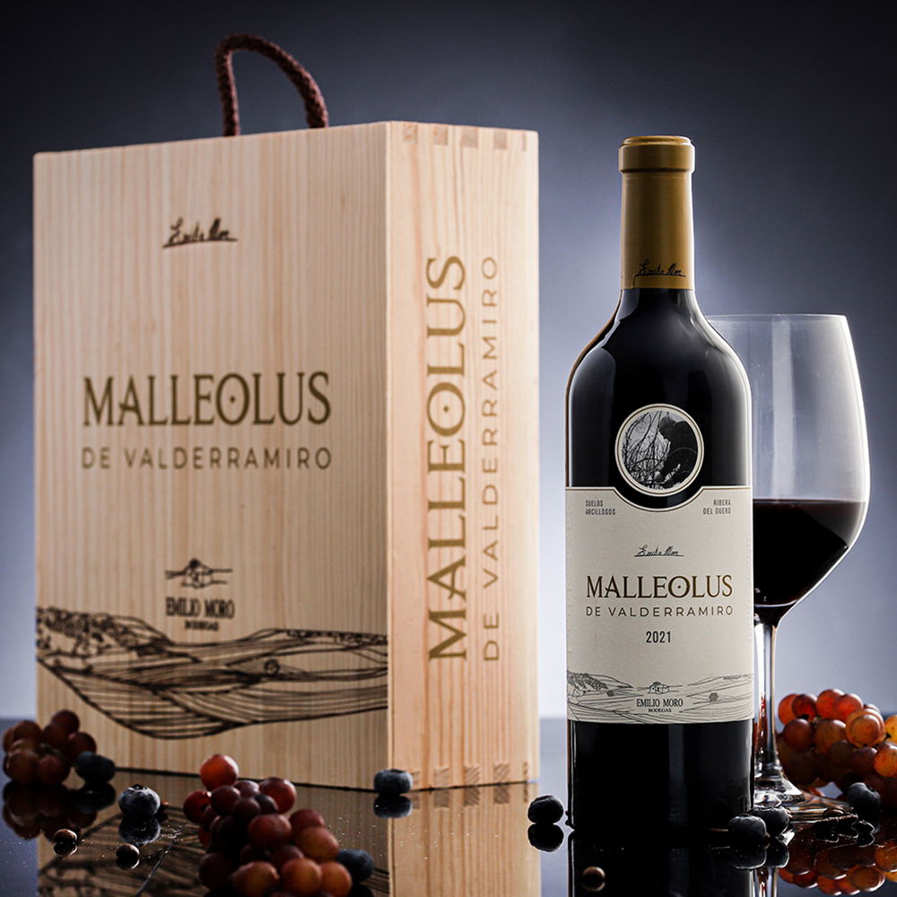 3er-Holzkiste Malleolus de Valderramiro 2021