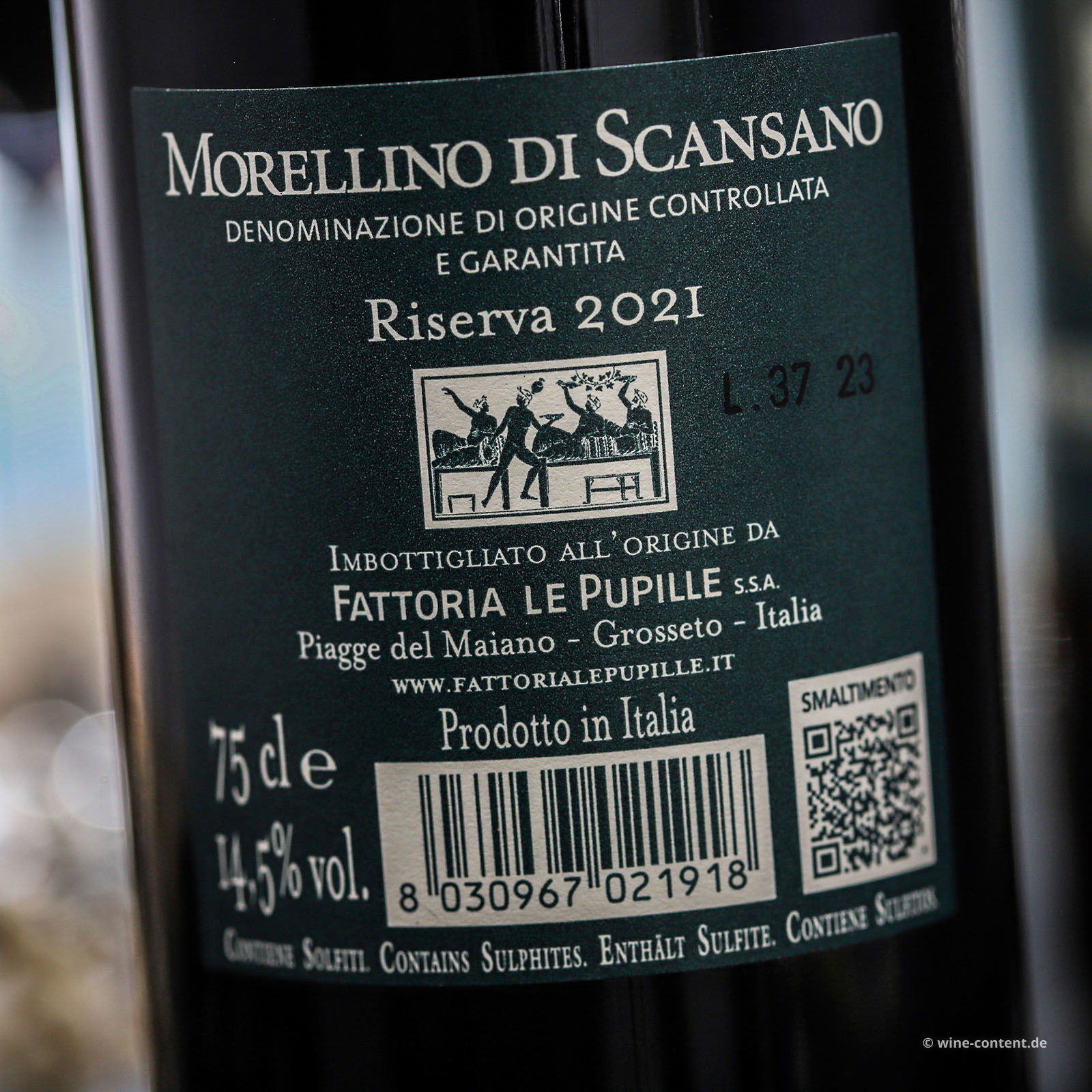 Morellino di Scansano Riserva 2021